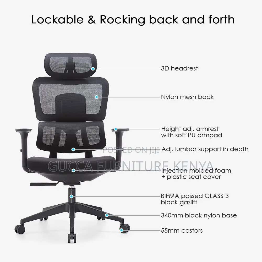Modern Ergonomic Mesh Office Desk Chair