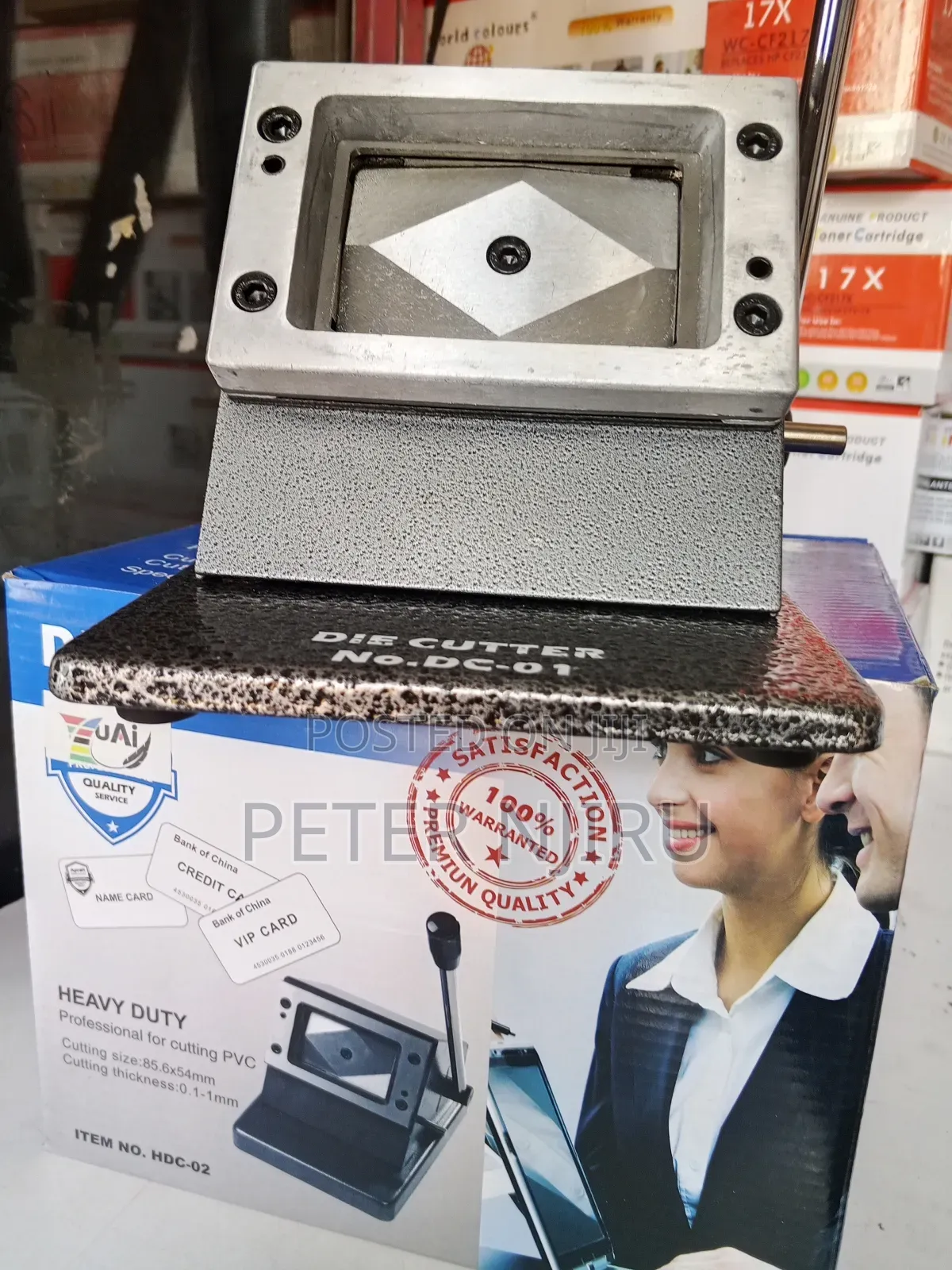 Heavy Duty Bright Office Pvc Card Cutter
