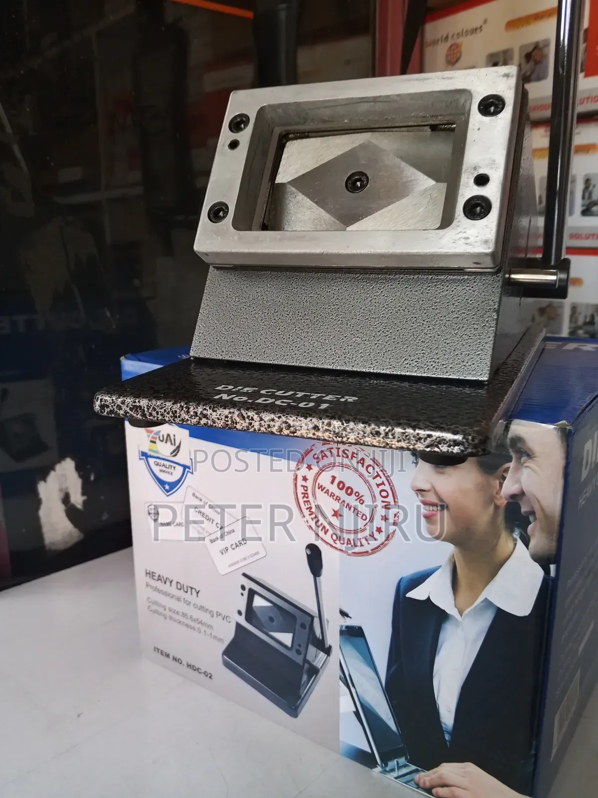 Heavy Duty Bright Office Pvc Card Cutter