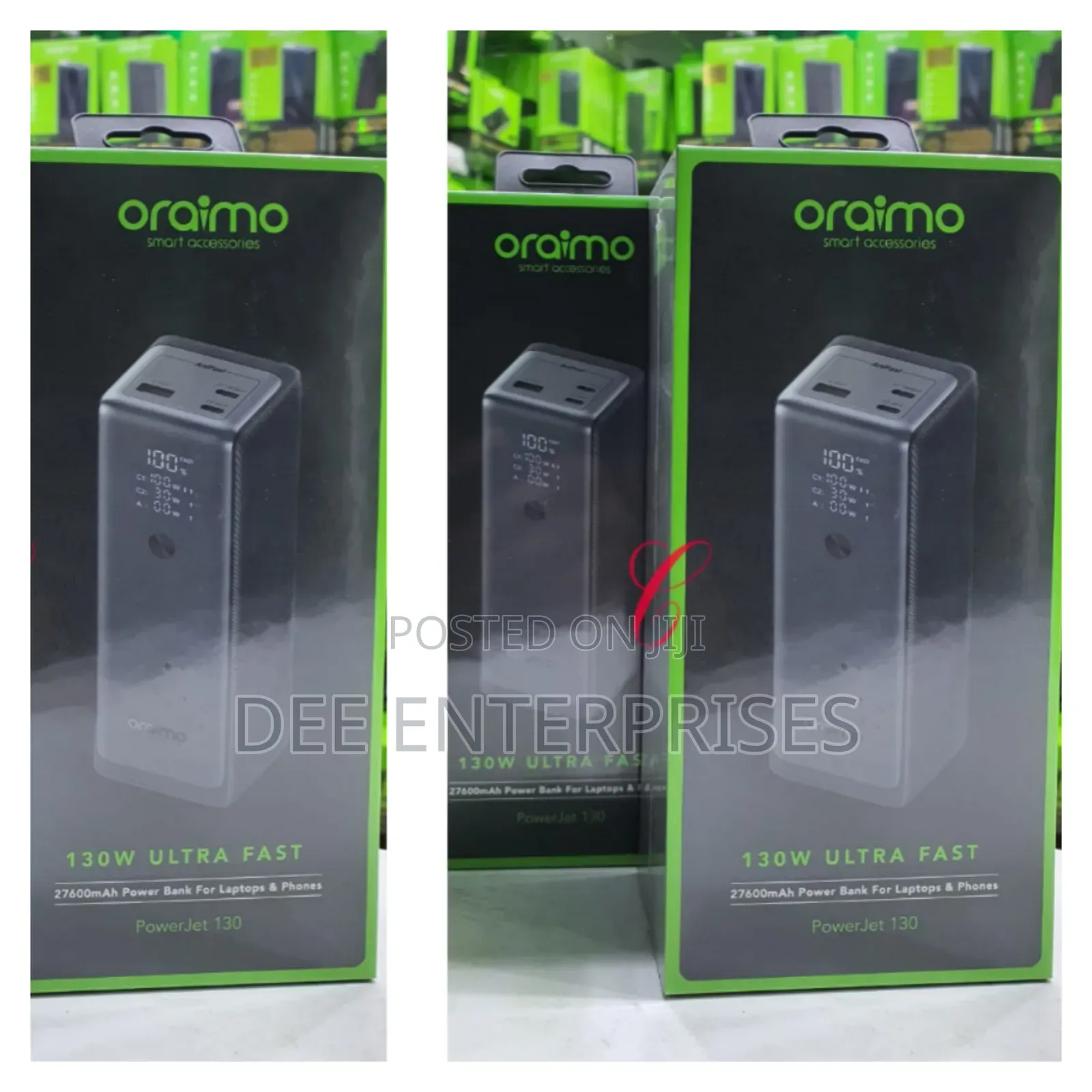 Oraimo Powerjet 130w Laptop Phone Power Bank