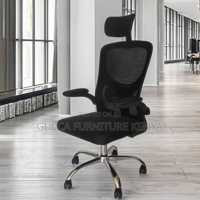 Mesh Executive Chair With Adjustable Armrest