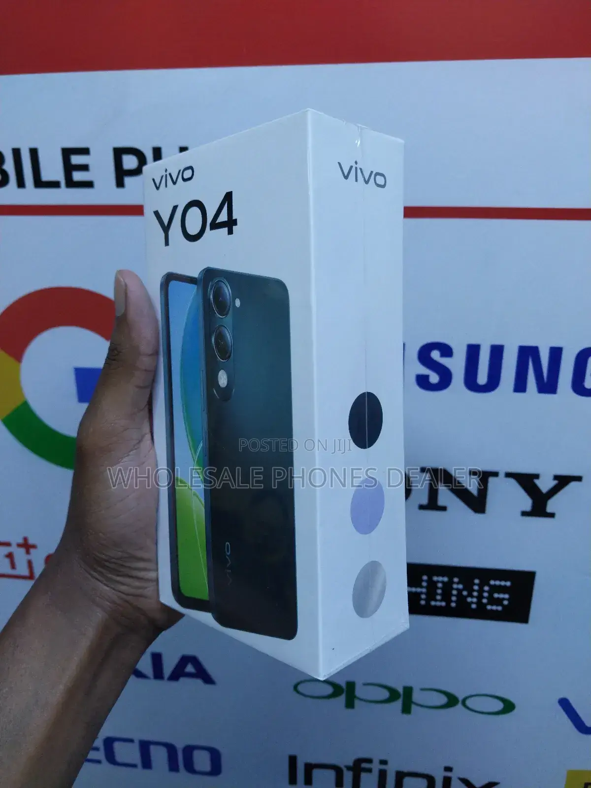 New Vivo Y04 128 GB Black