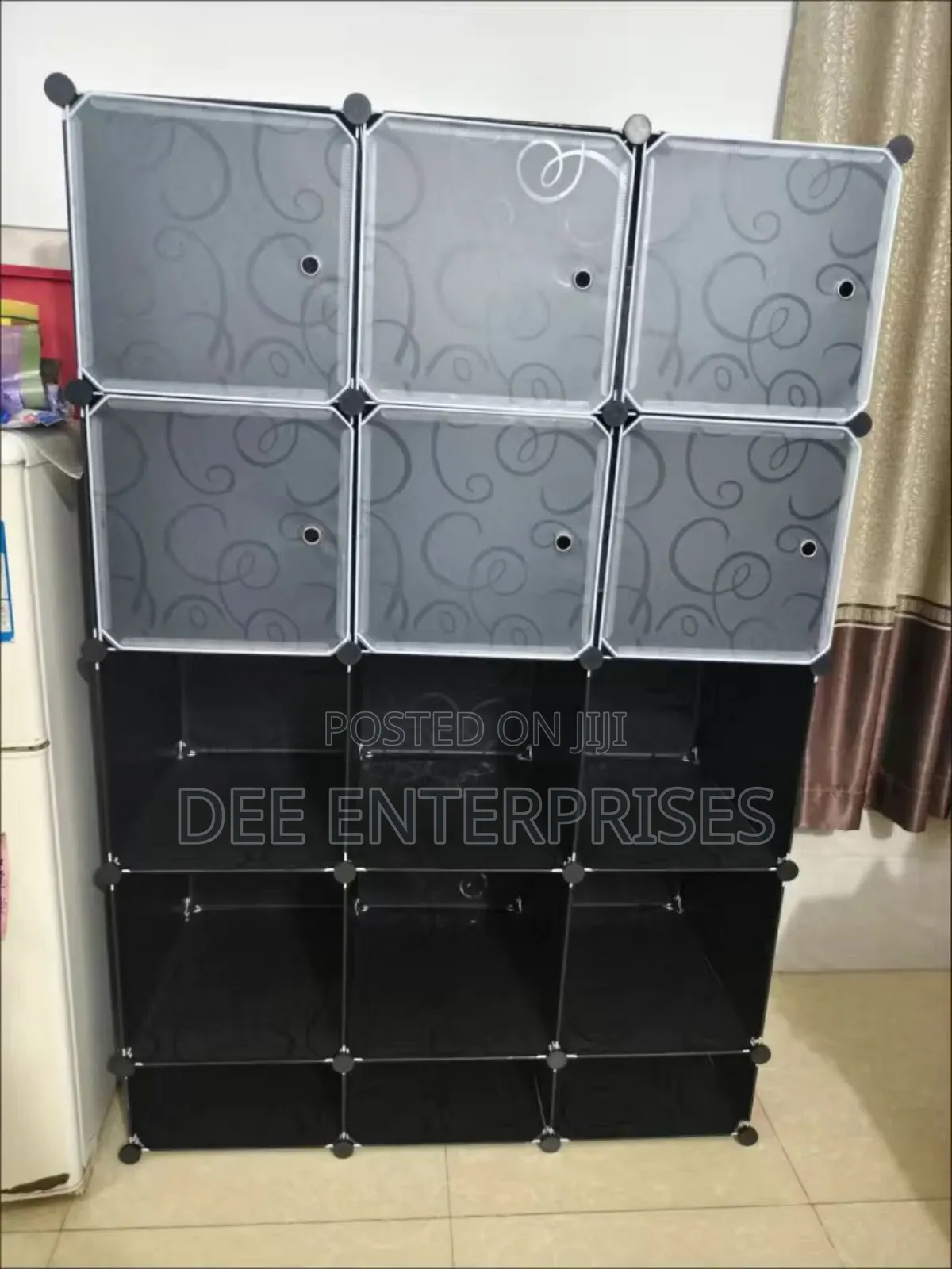 3 Column Heavy Plastic Wadrobe