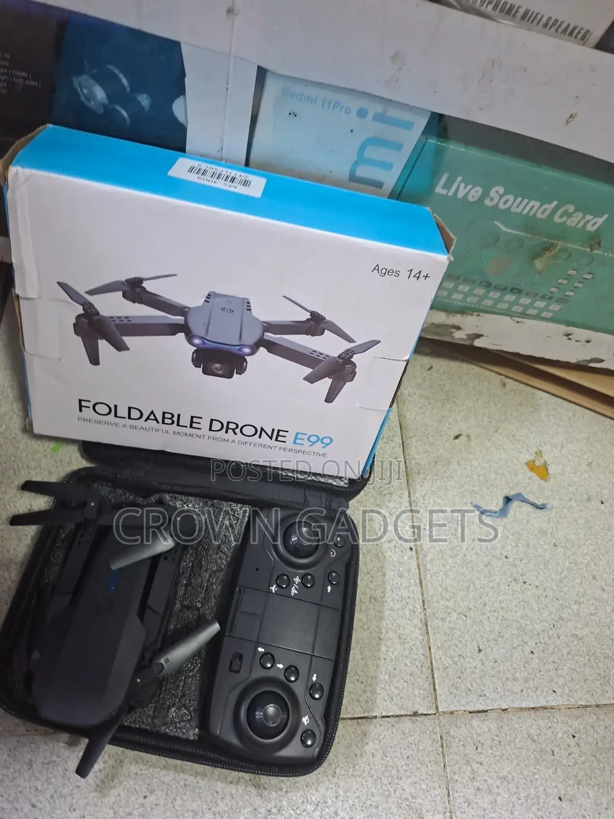 E99 Beginner Foldable Drone With Altitude Hold Obstacle Avoidance