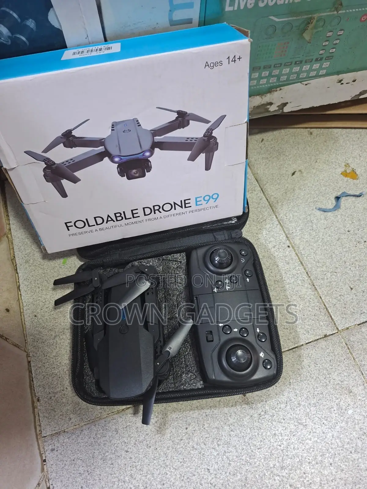 E99 Foldable Drone Dual Camera + 1080p for Beginners