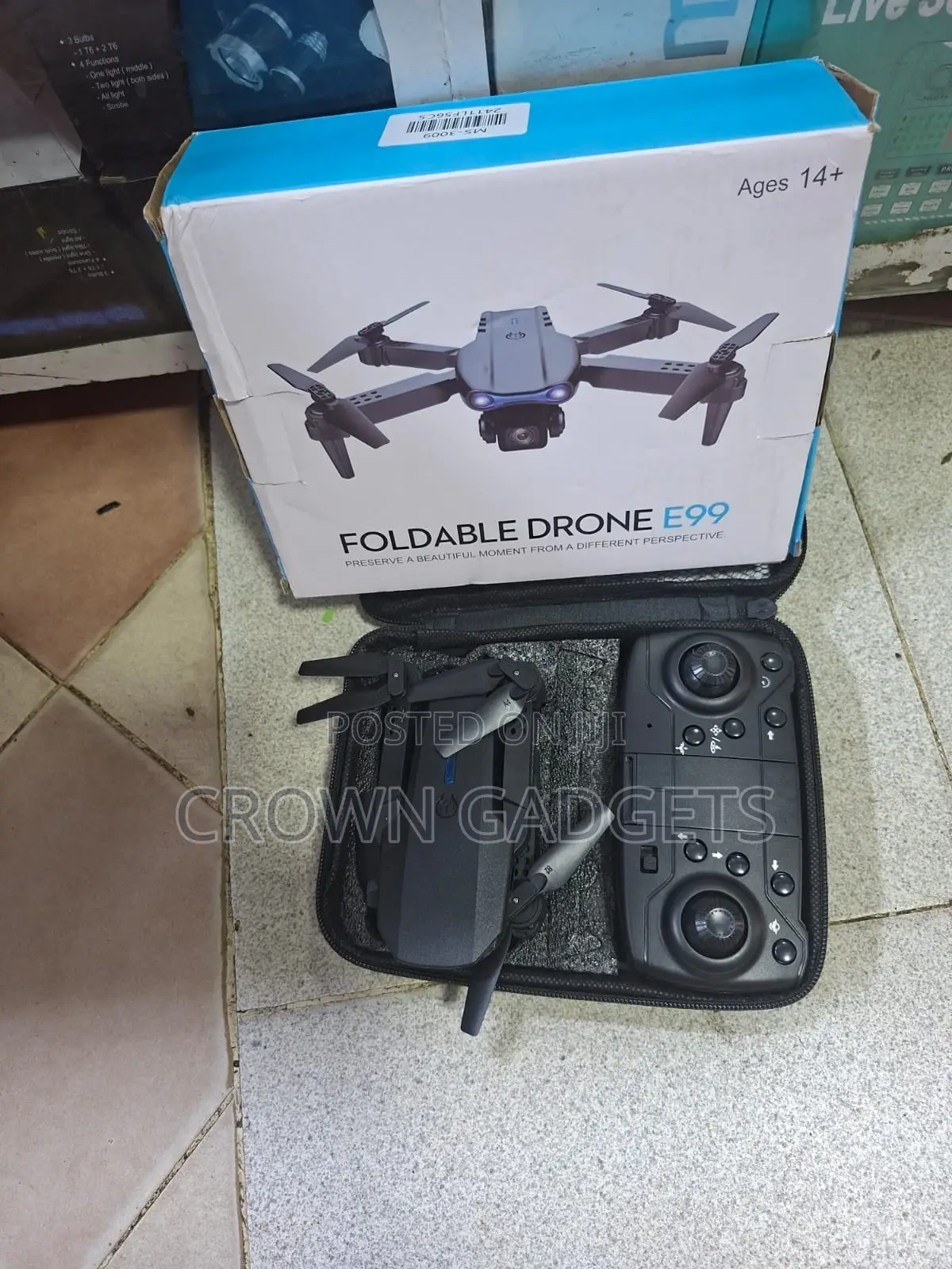 E99 Foldable Drone Dual Camera + 1080p for Beginners