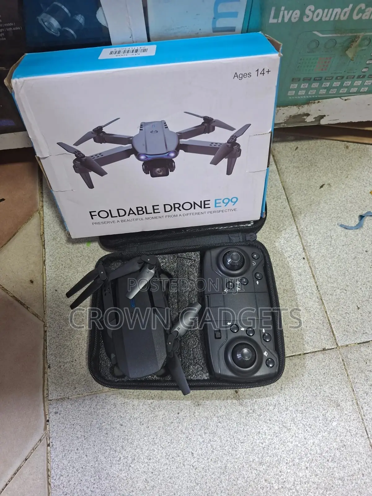 E99 Foldable Quadcopter Drone With Hd Front Bottom Camera