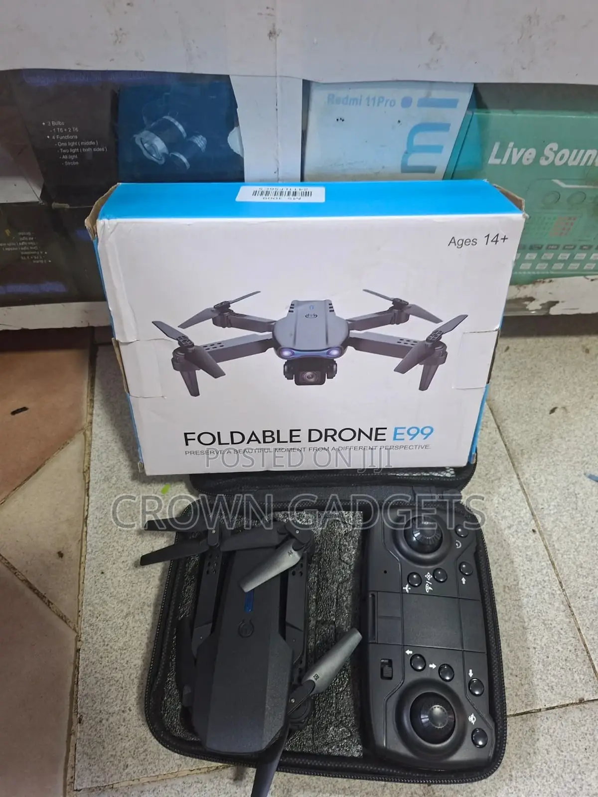 Beginner E99 Drone – Foldable, Lightweight, Easy to Fly