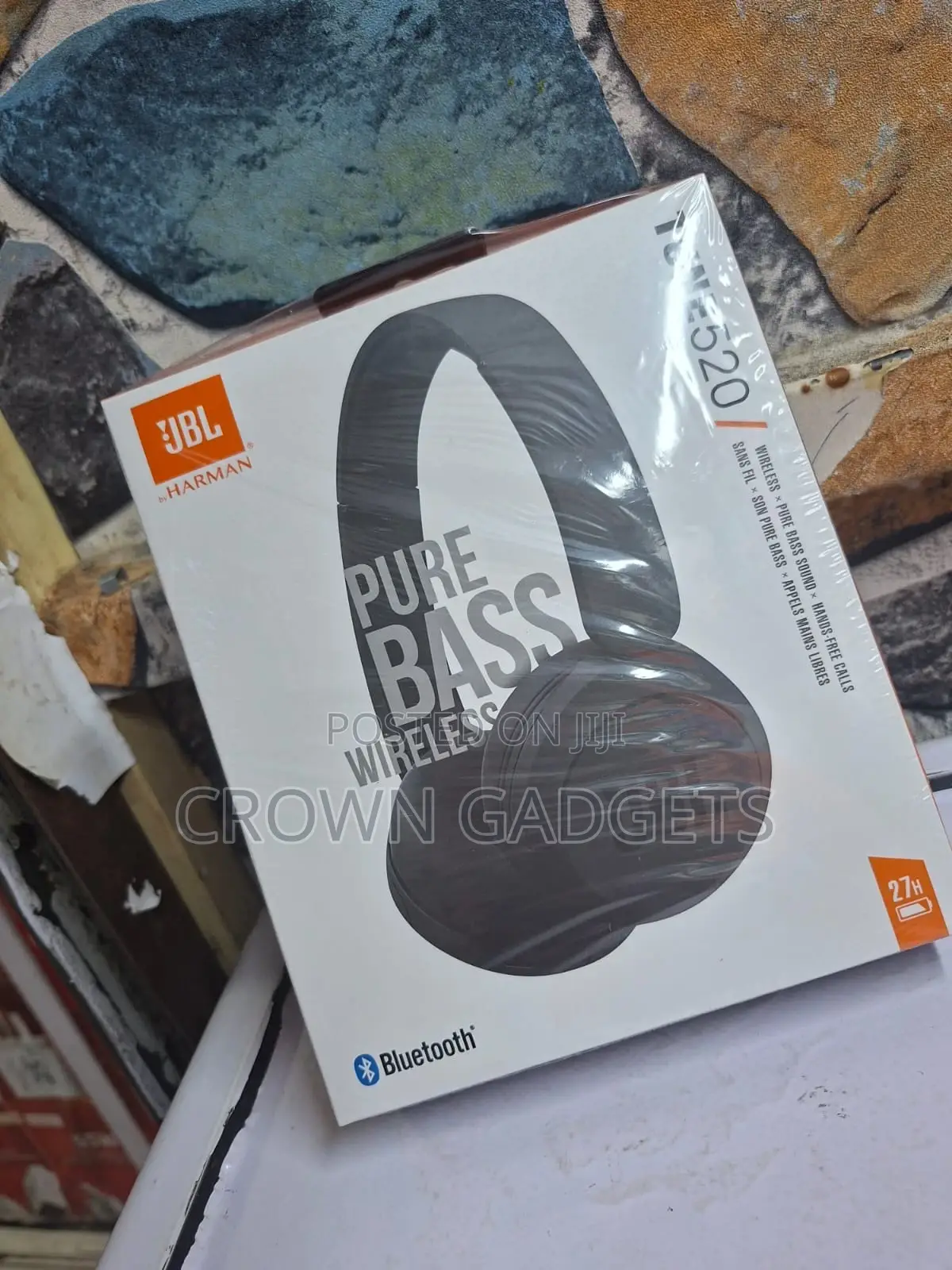 JBL 520 Bluetooth Headphones Wireless With Mic