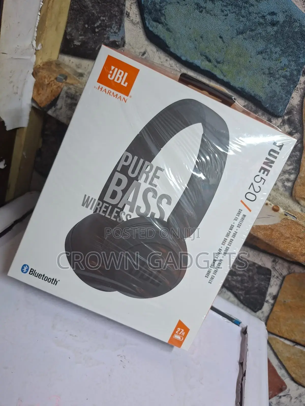 JBL 520 Bluetooth Headphones Wireless With Mic