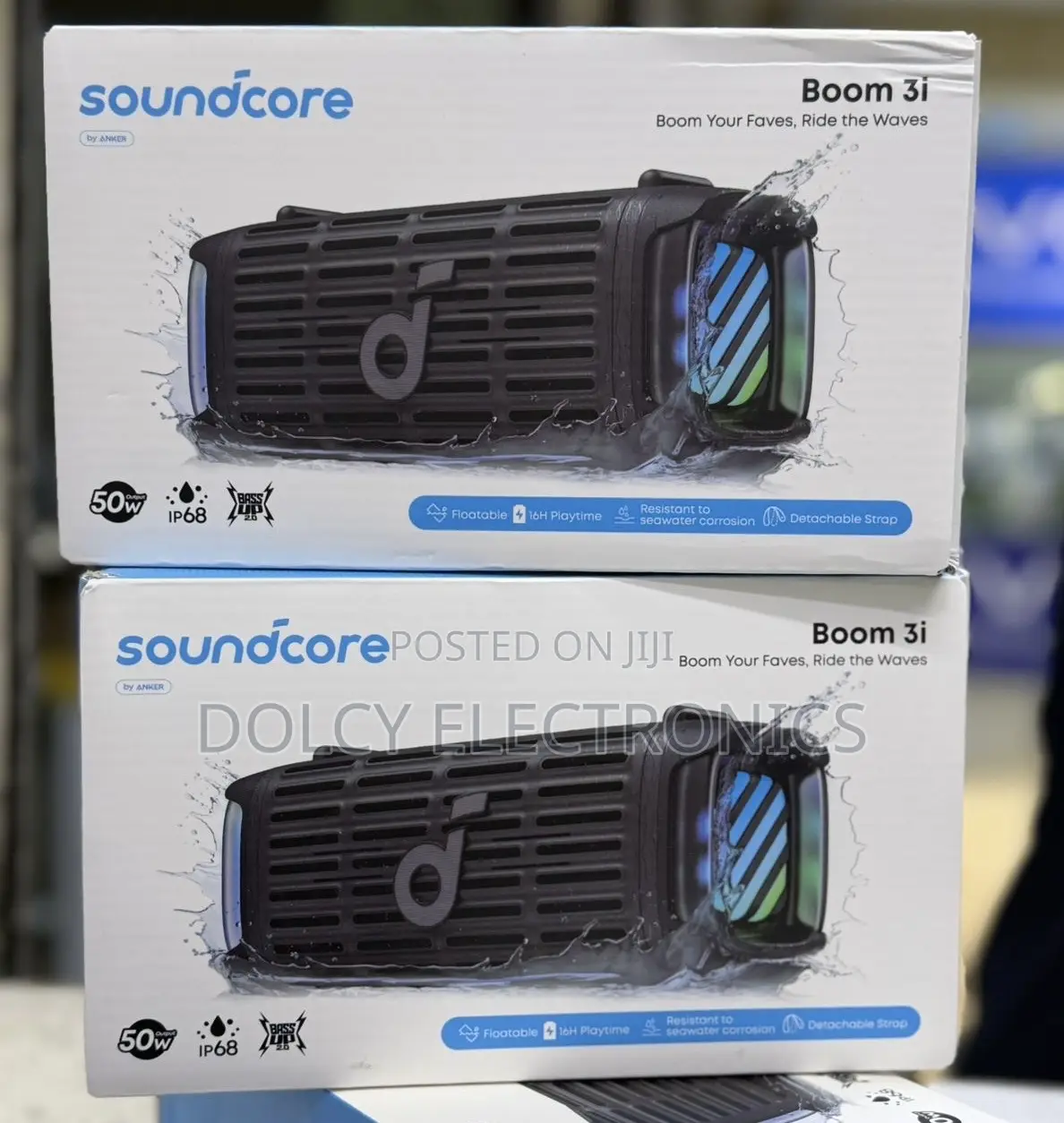 Anker Soundcore Boom 3i Waterproof Bluetooth Outdoor Speaker