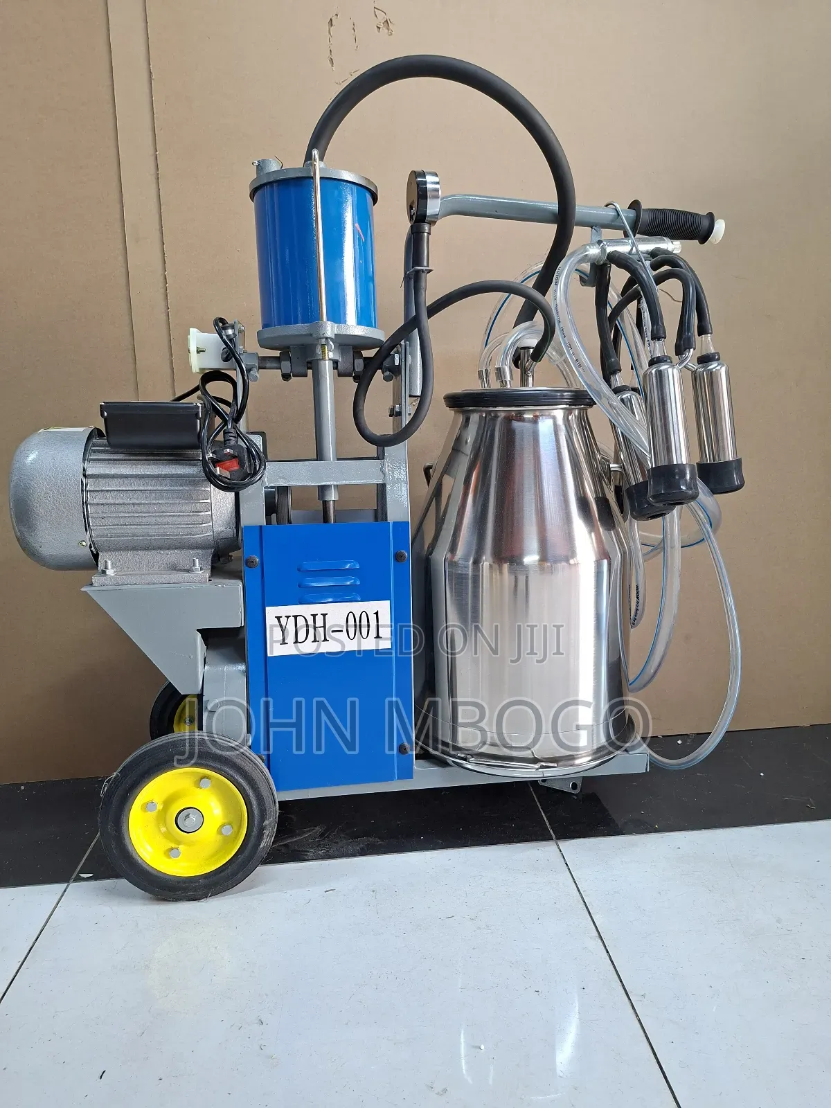 Cow Milking Machine - Single Drum