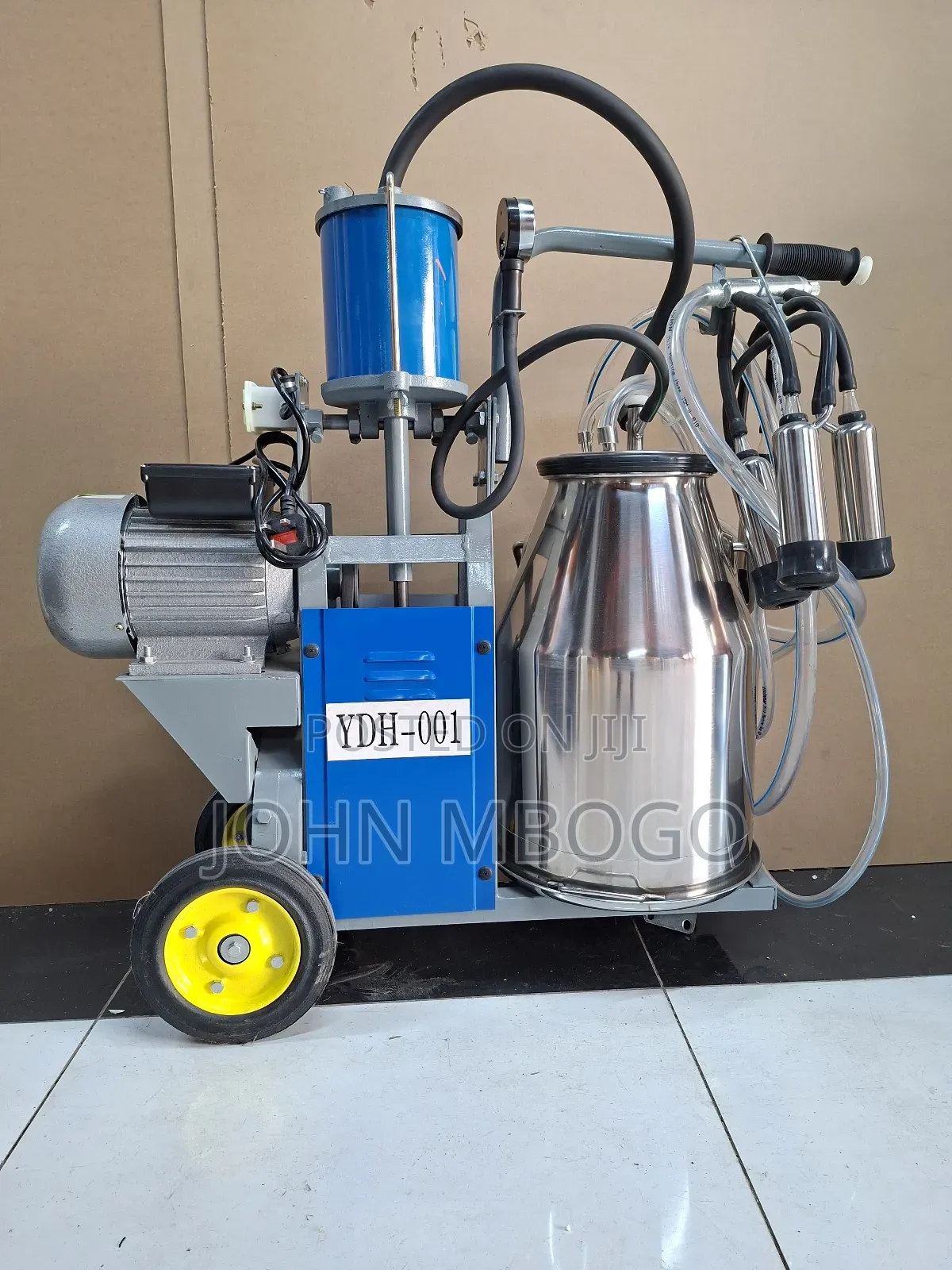 Cow Milking Machine - Single Drum