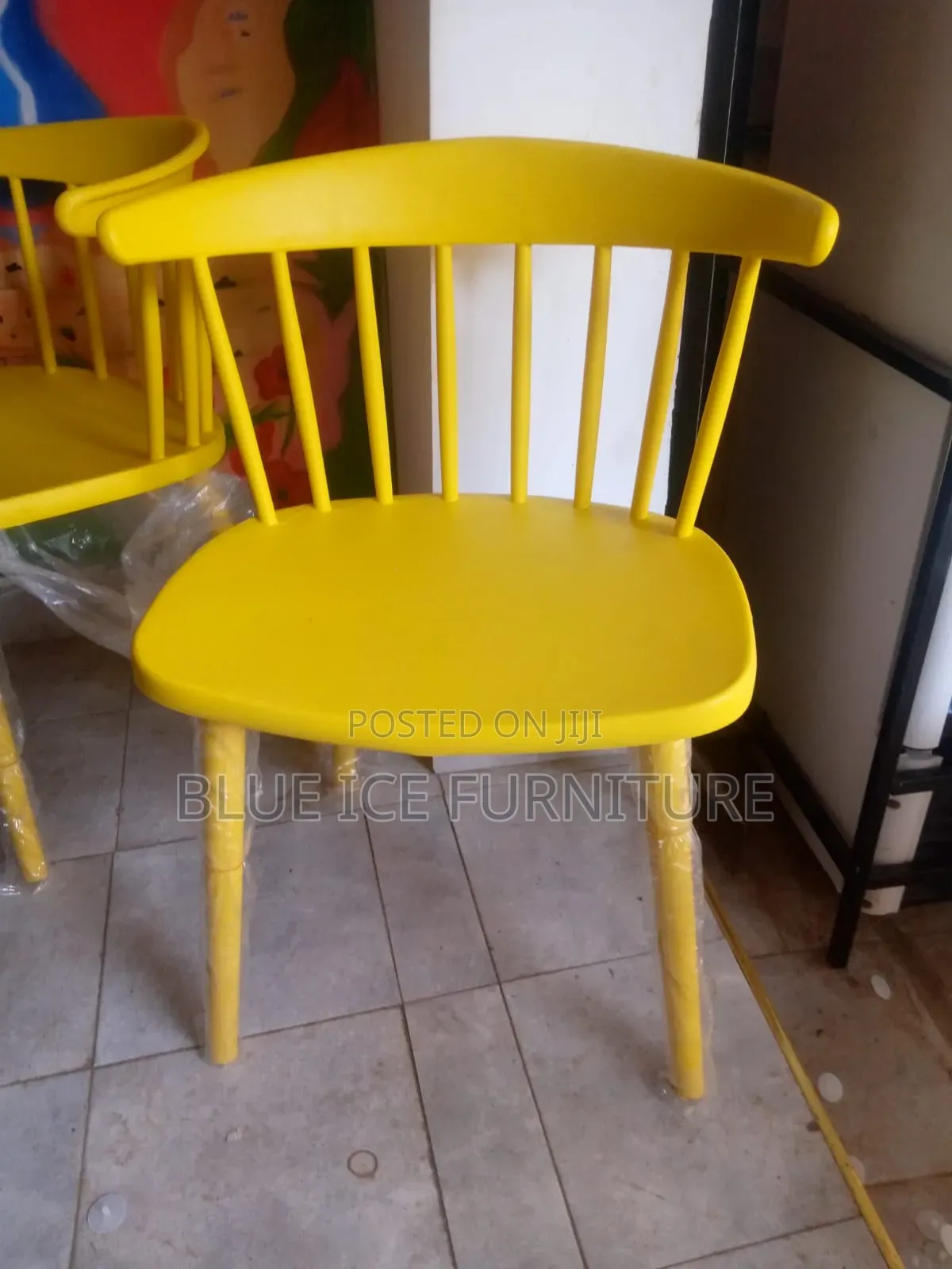 Stackable Yellow Restaurant Chair