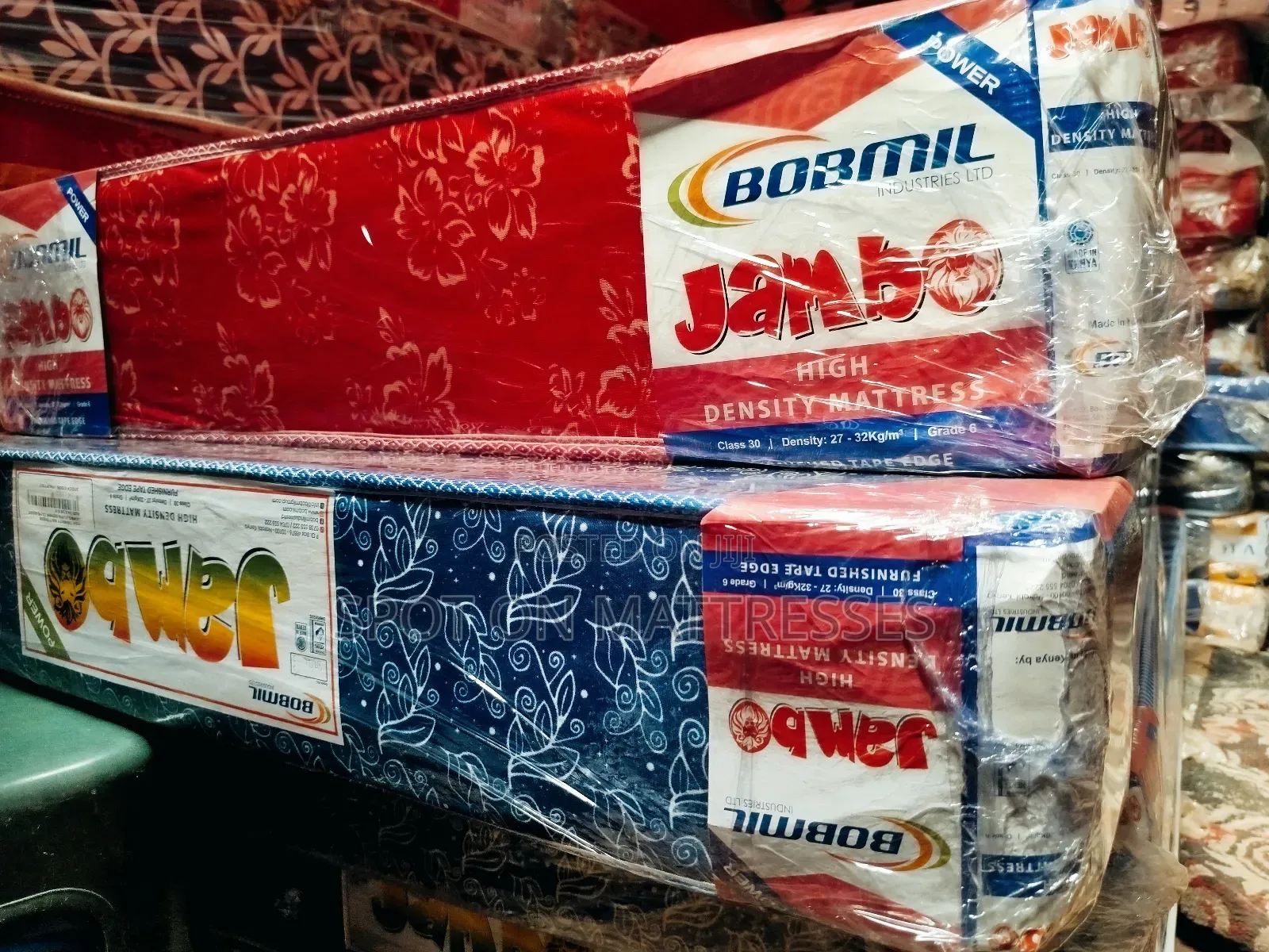 Bobmil Brand - 3x6x6 High Density Foam Mattresses + Free Delivery.