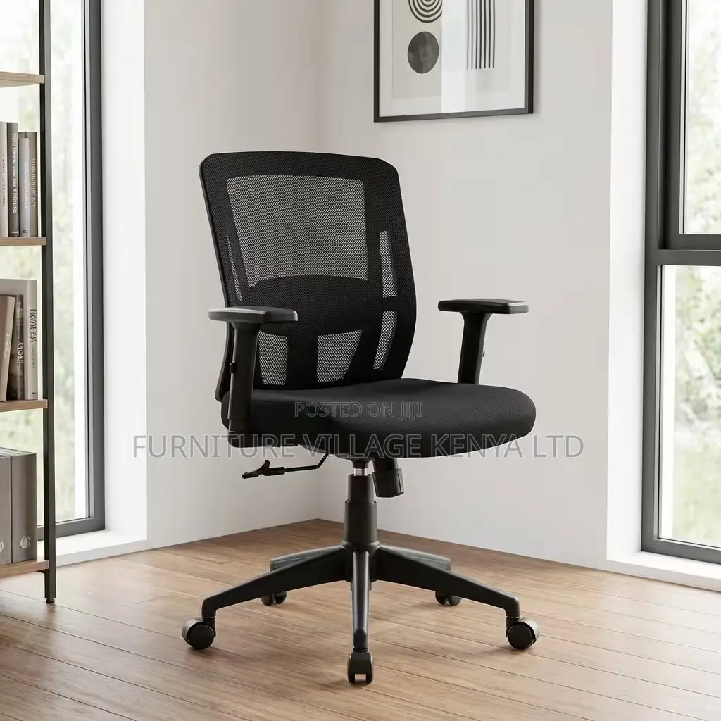 Office Chair; Mid-back Orthopedic Office Seat