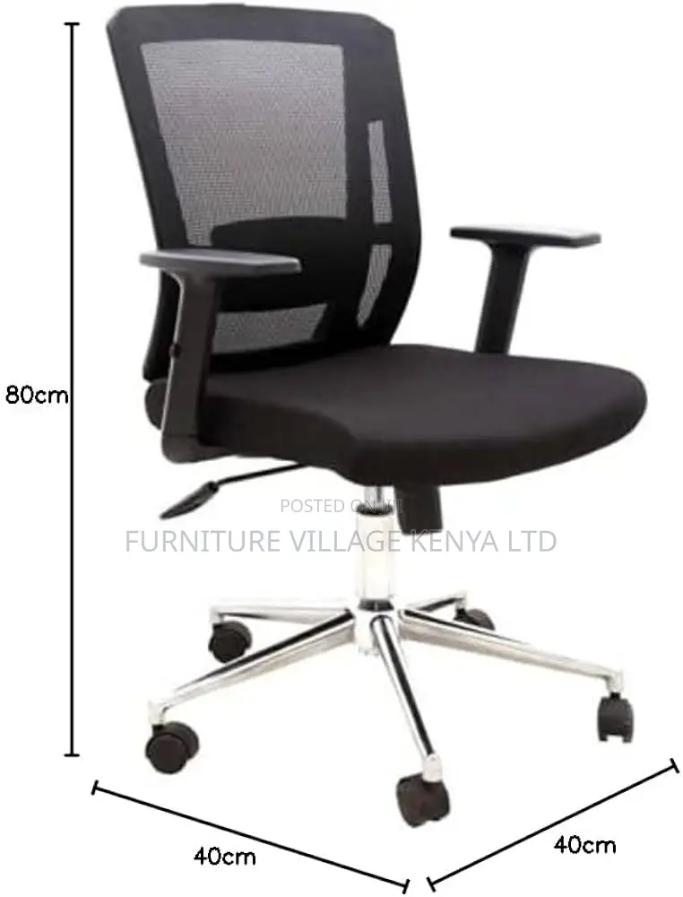 Office Chair; Mid-back Orthopedic Office Seat