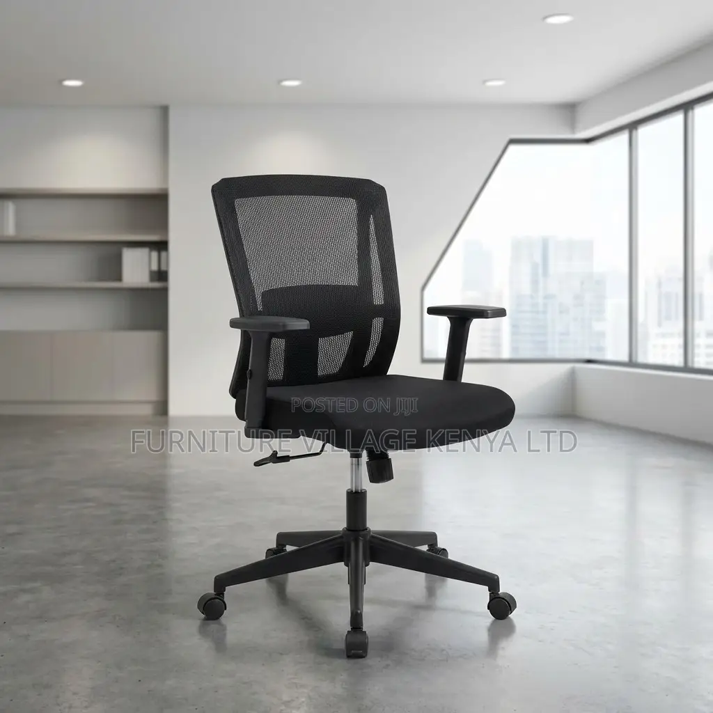Office Chair; Mid-back Orthopedic Office Seat