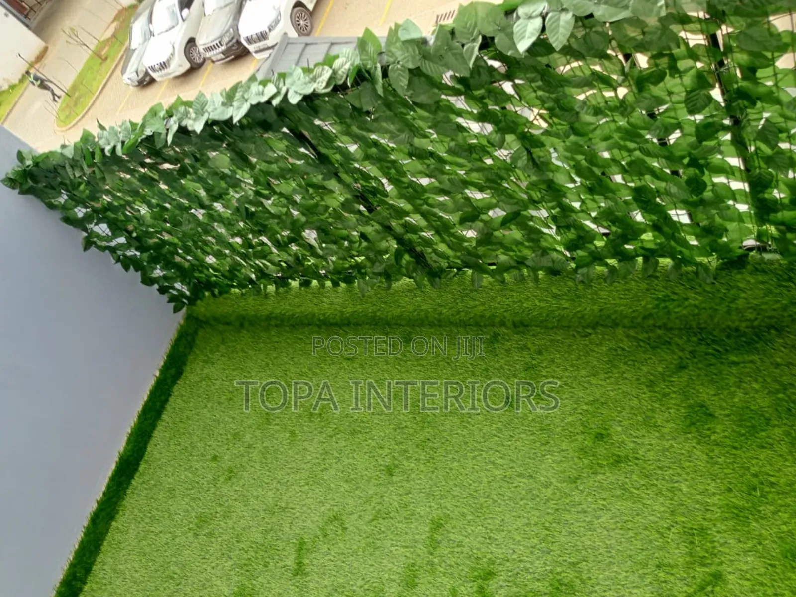 Uv Resistant Fake Leaves Artificial Balcony Privacy Fence