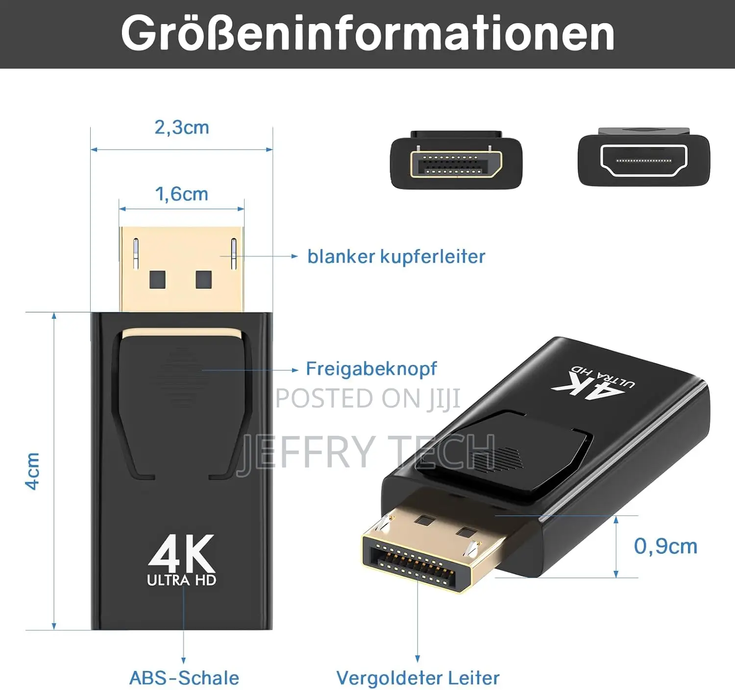 Displayport to Hdmi, Dp to Hdmi, Hd Displayport Adapter With Audio