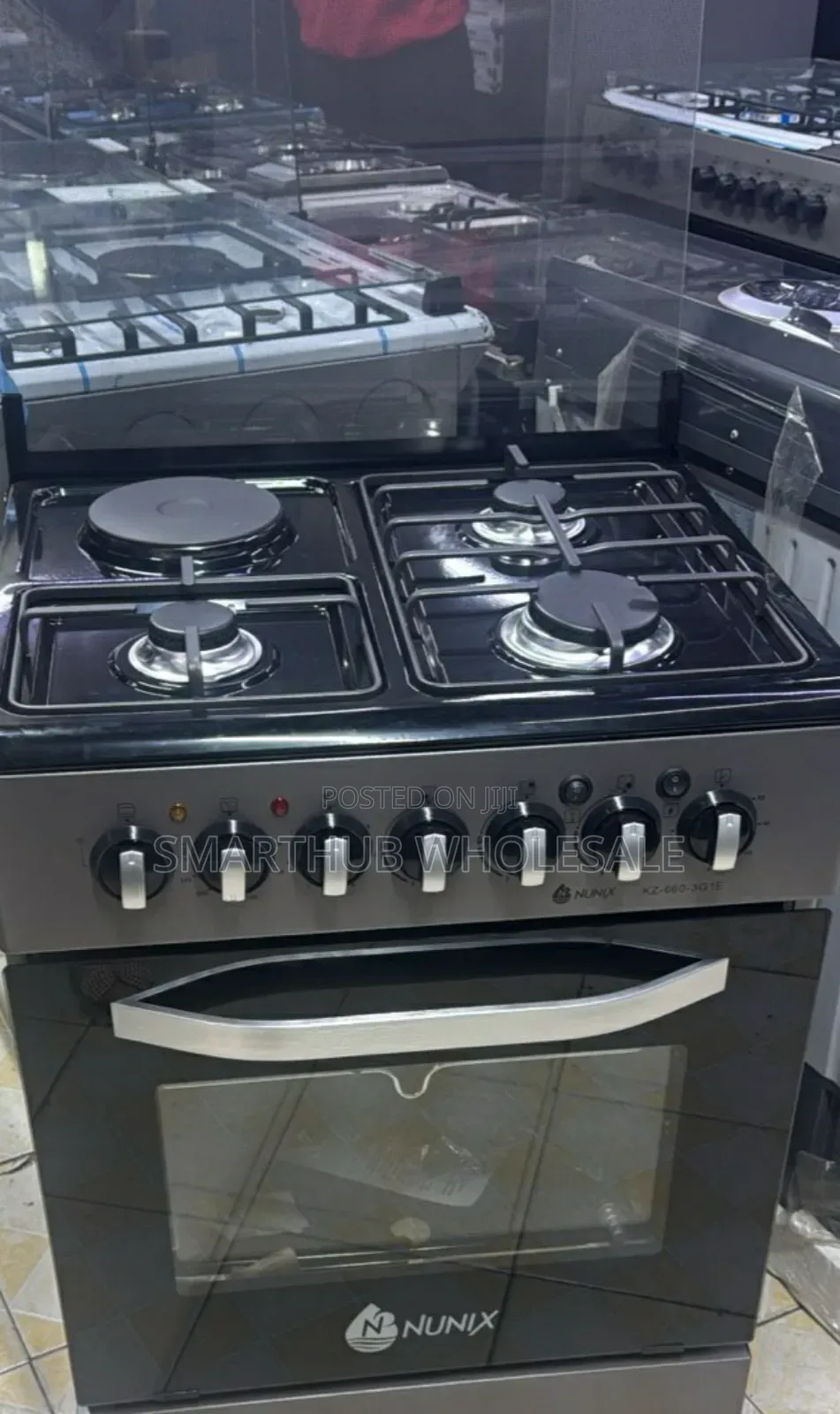 Nunix 60*60 Standing Cooker With Electric Oven