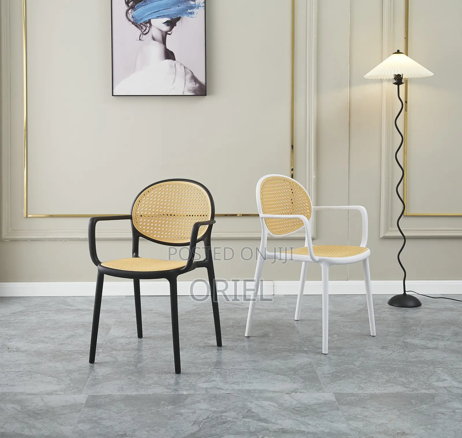 Modern Plastic Chair : Crossby Plastic Chair