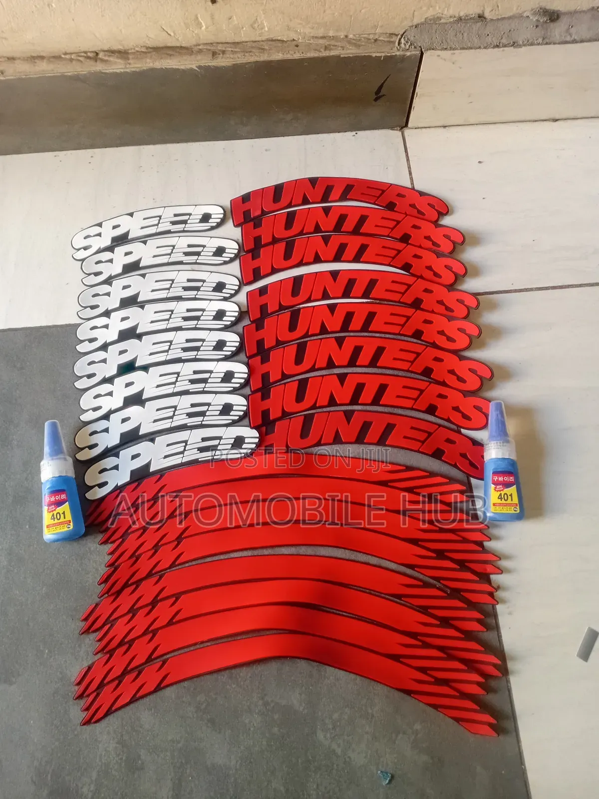 Speedhunters Tyre Stickers – High Quality White Letter Tire Decals