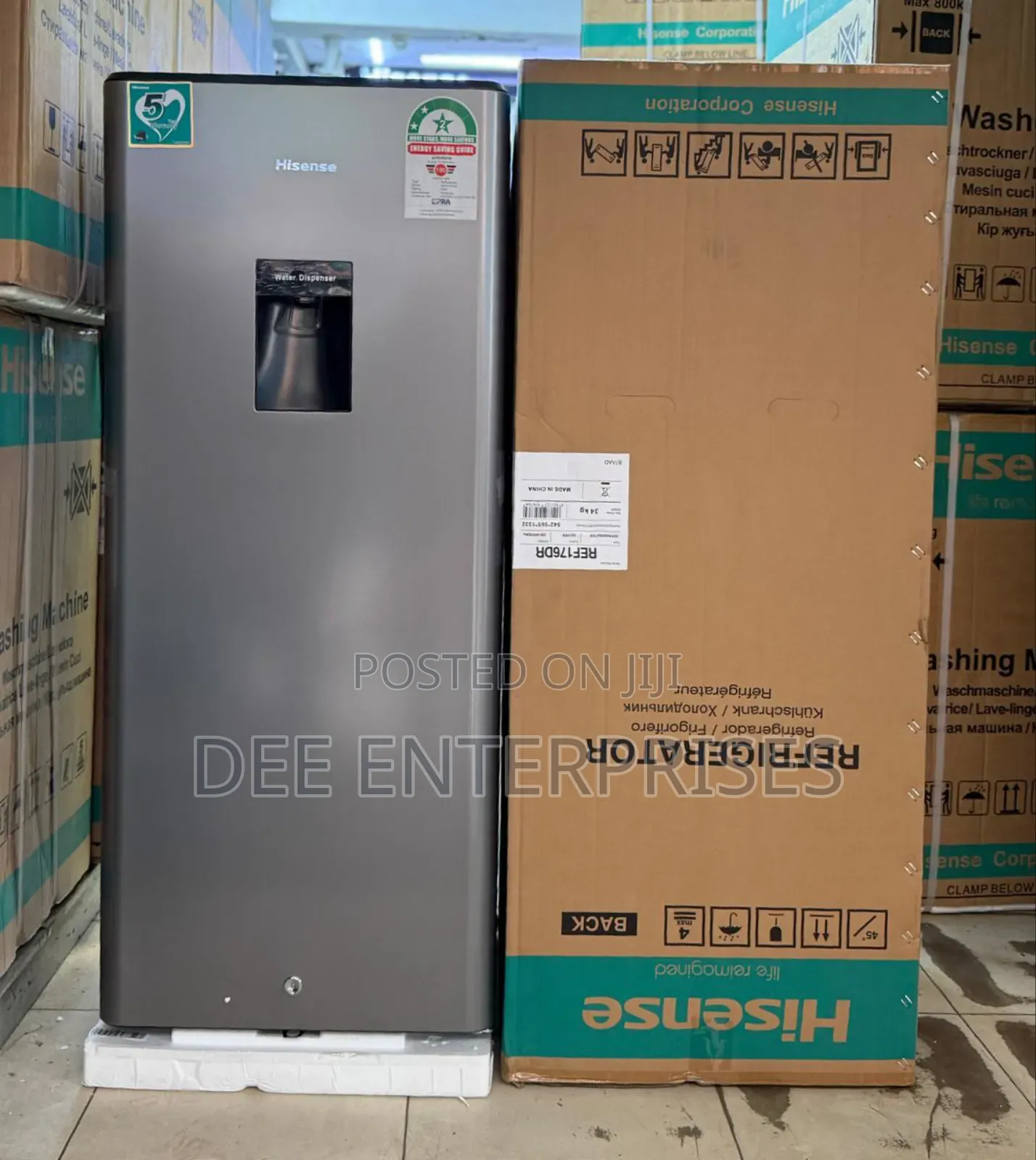 Hisense Fridge 176litres Single Door With Dispenser