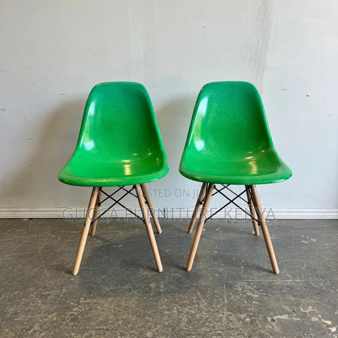 Plastic Armless Home Office Eames Dining Chair