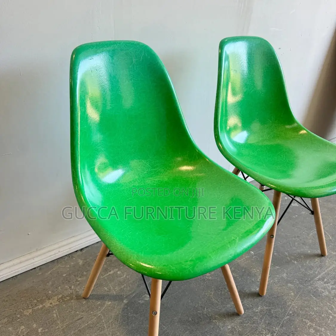 Plastic Armless Home Office Eames Dining Chair