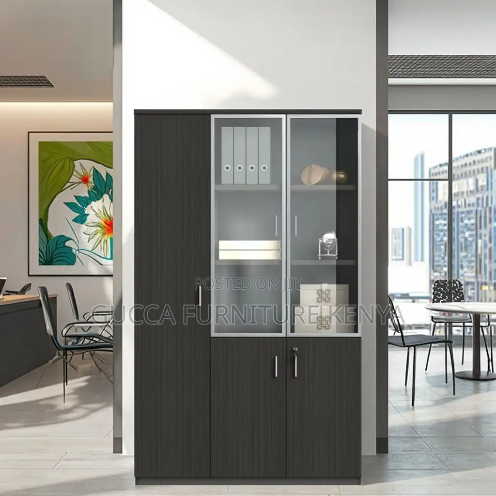 3-doors Wooden Office Filling Cabinet
