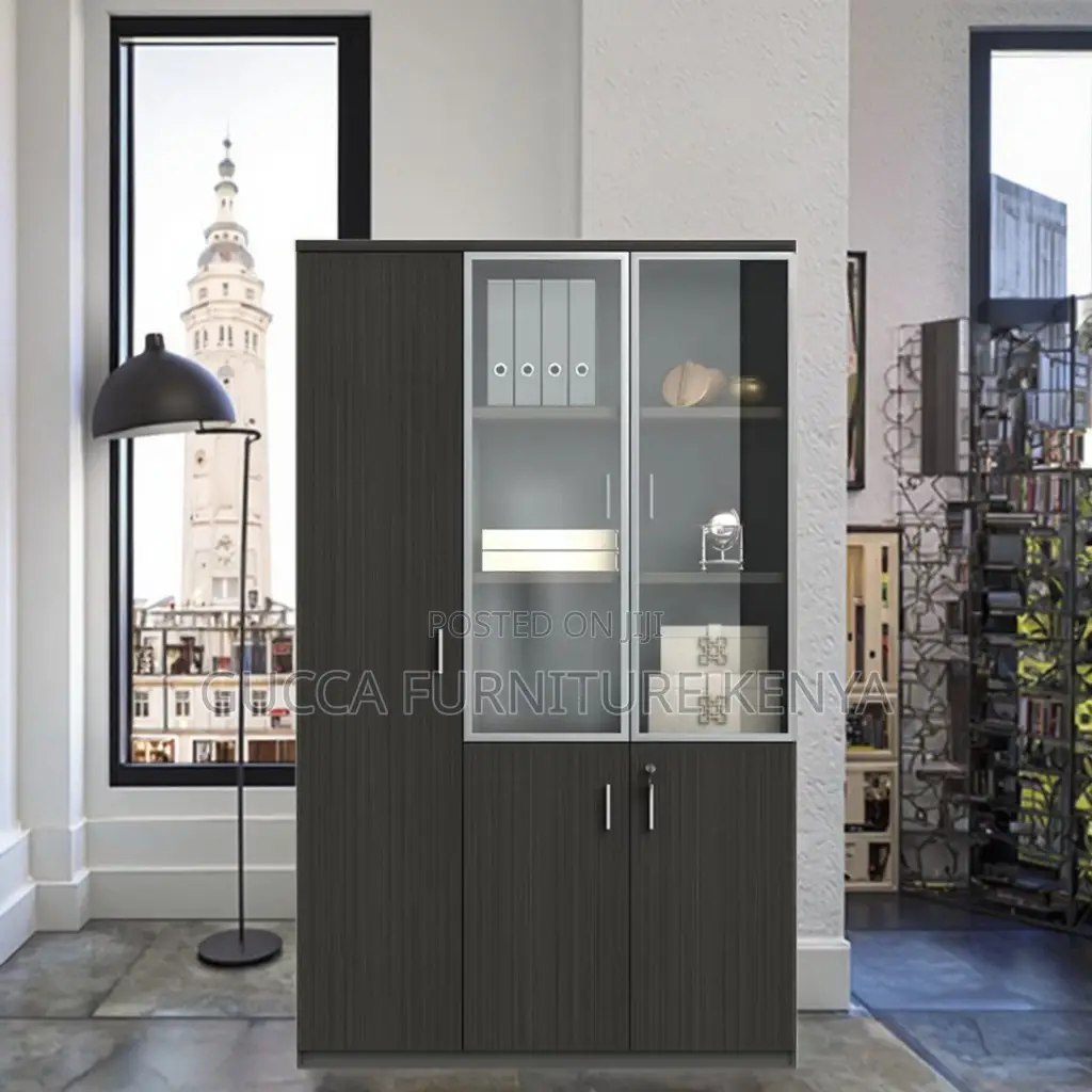 3-doors Wooden Office Filling Cabinet