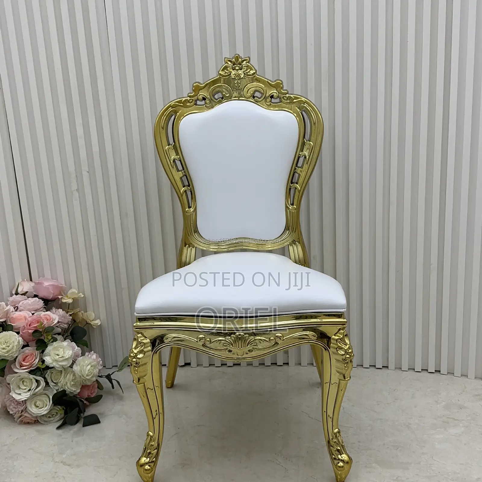 Modern Wedding Chair : Golden Frame Banquet Chair