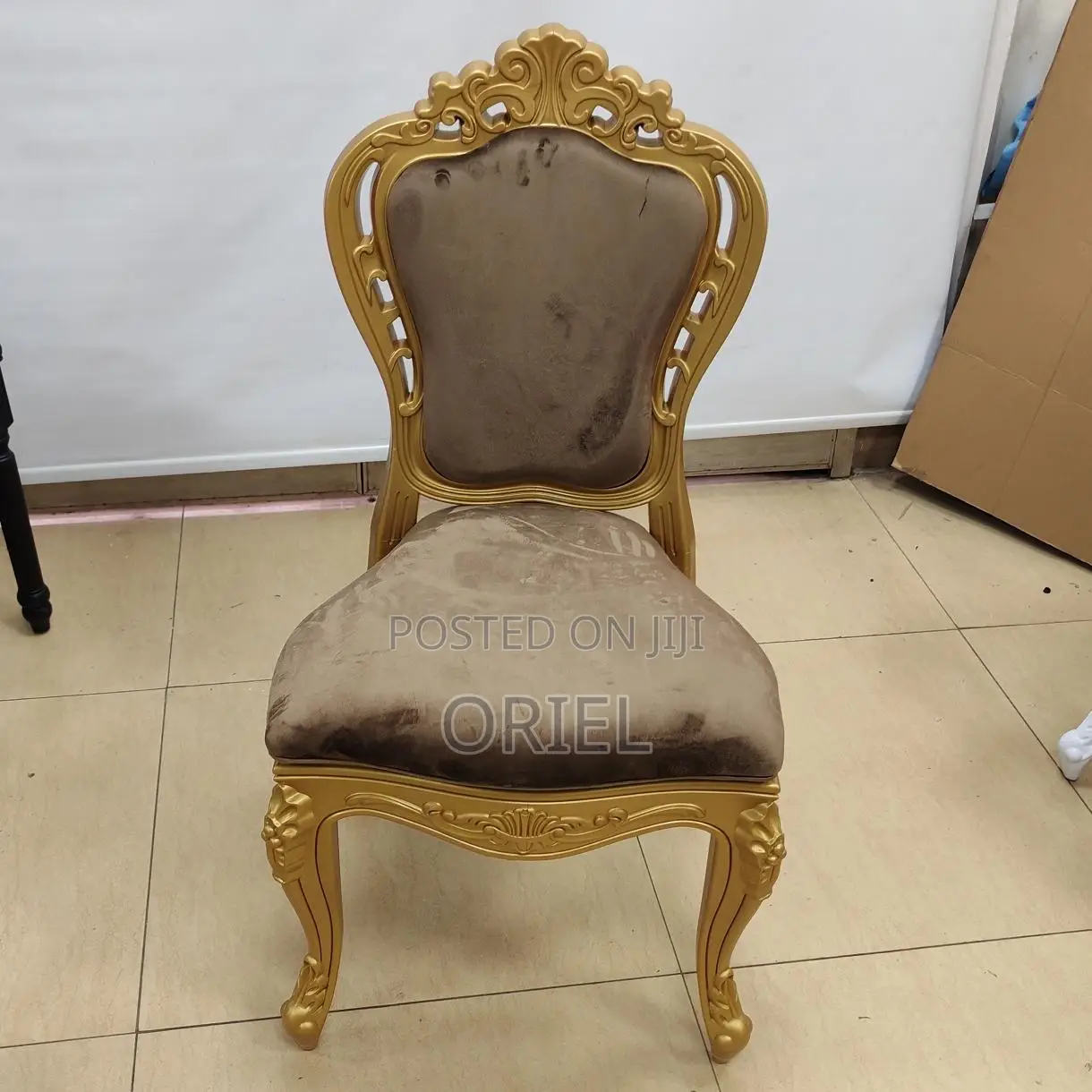 Modern Wedding Chair : Golden Frame Banquet Chair