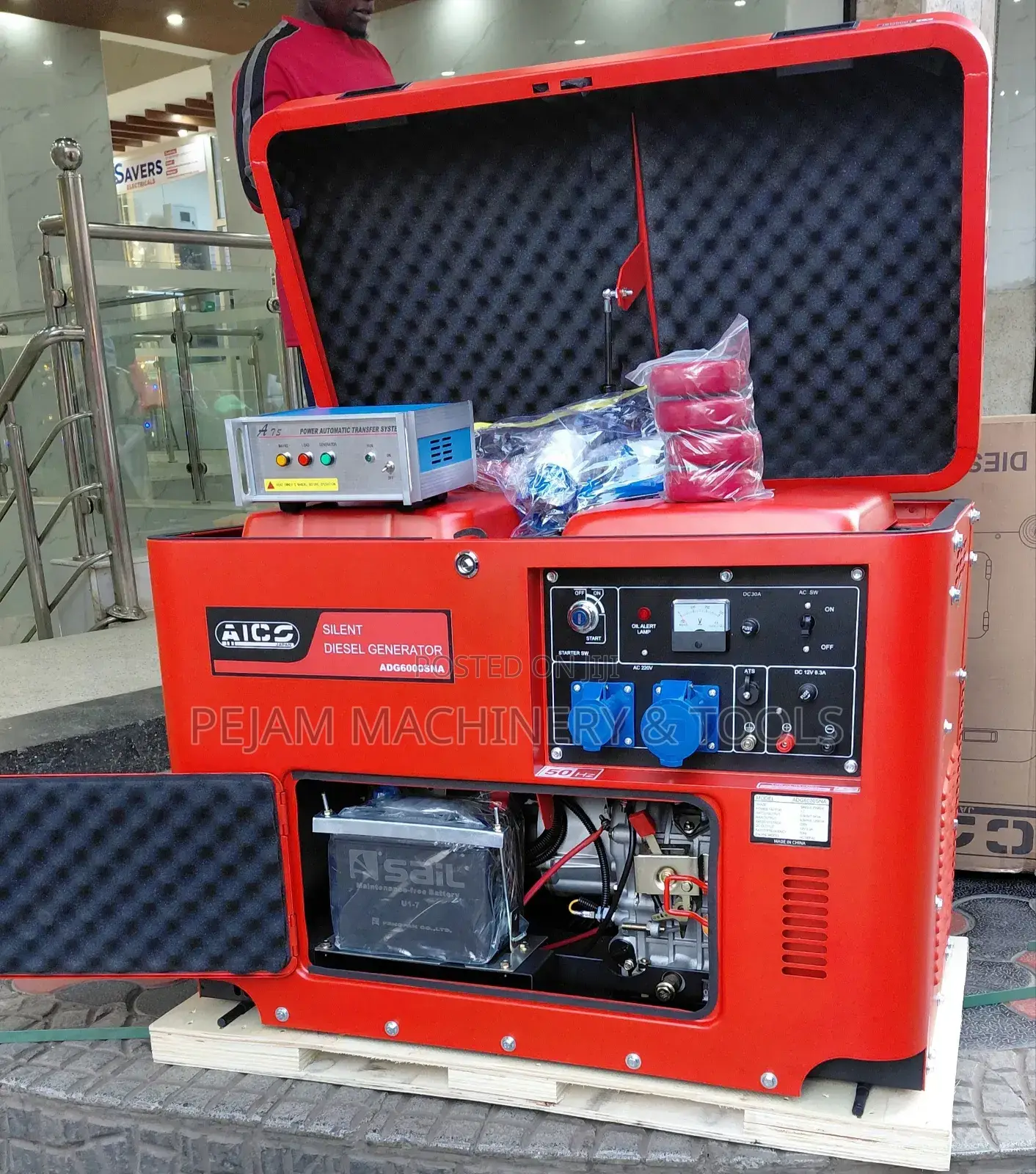 Aico Japan 10kva Single Phase Silent Diesel Generator Automatic