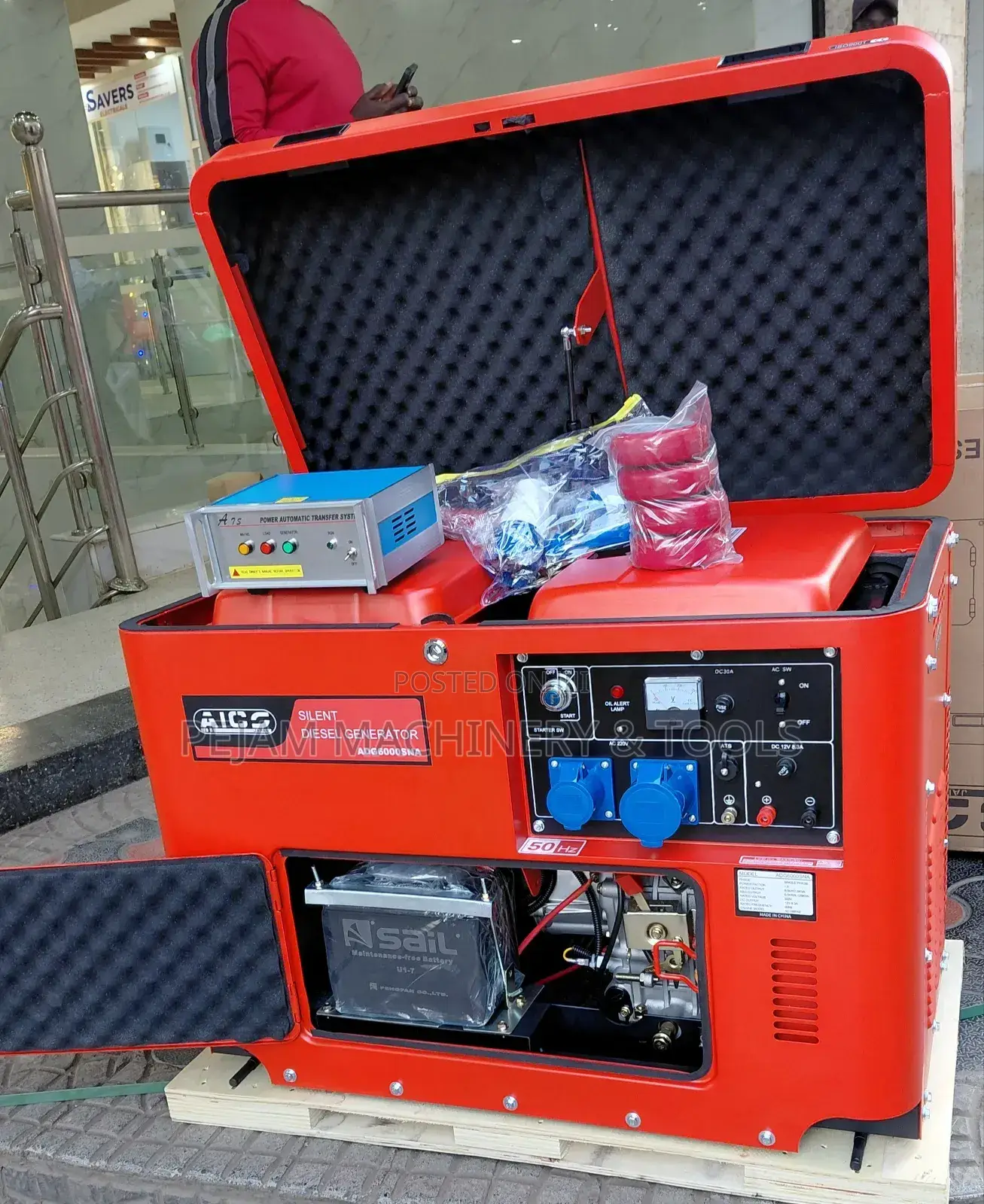 Aico Japan 10kva Single Phase Silent Diesel Generator Automatic