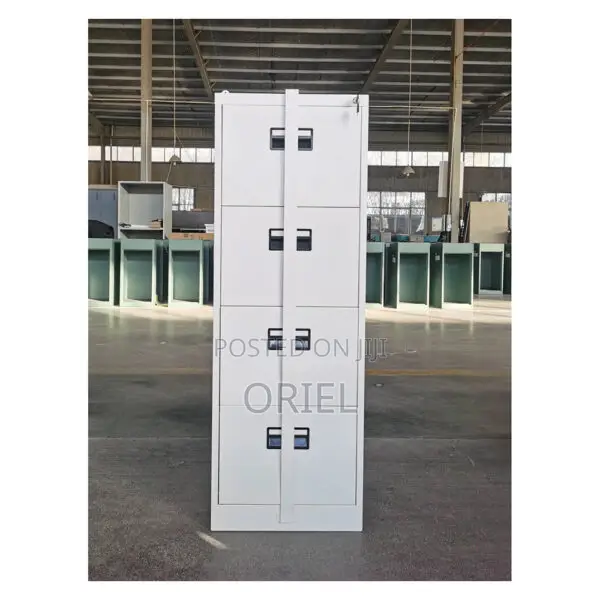 Modern Office Cabinet : 4-Drawer Filing Cabinet With Security Bar