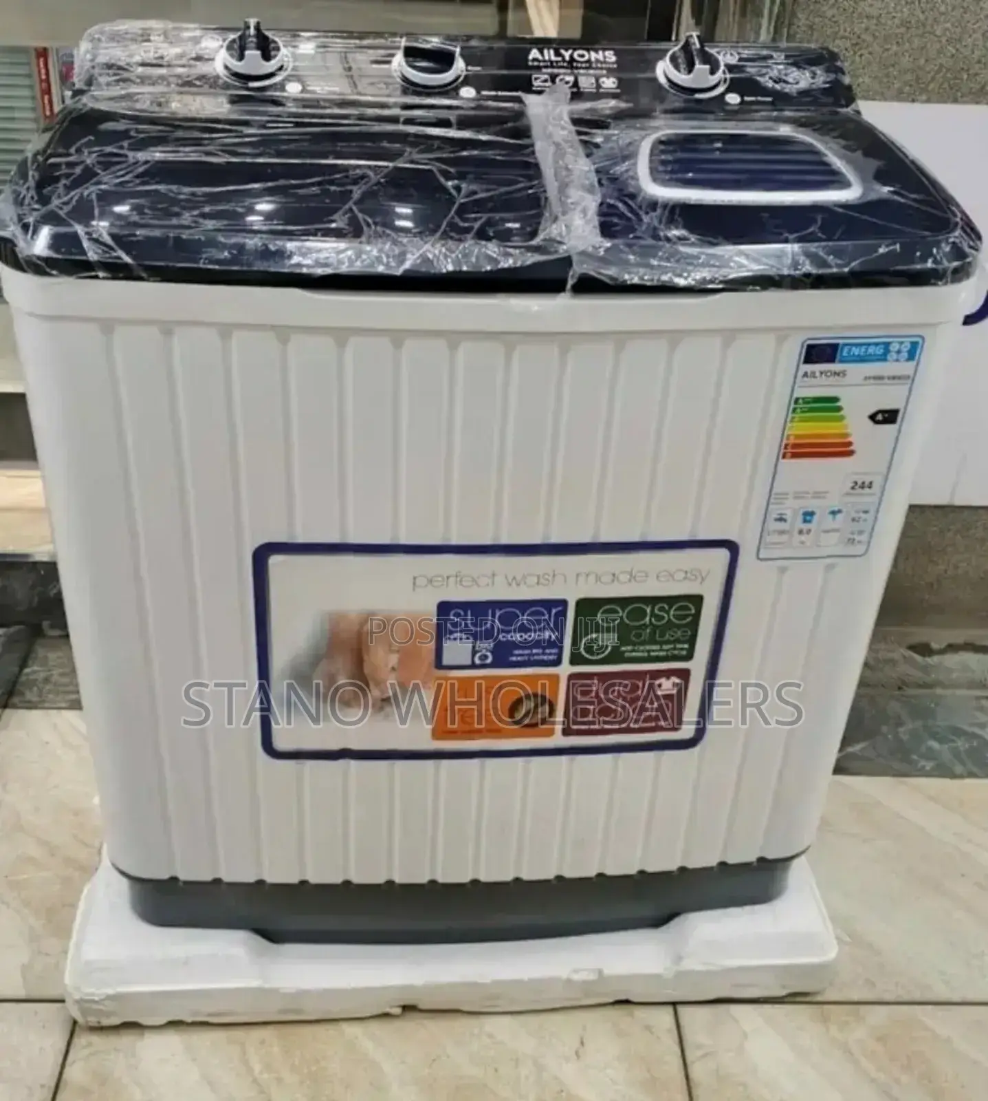 Semi Automatic Ailyons Topload Washing Machine//8 KGS