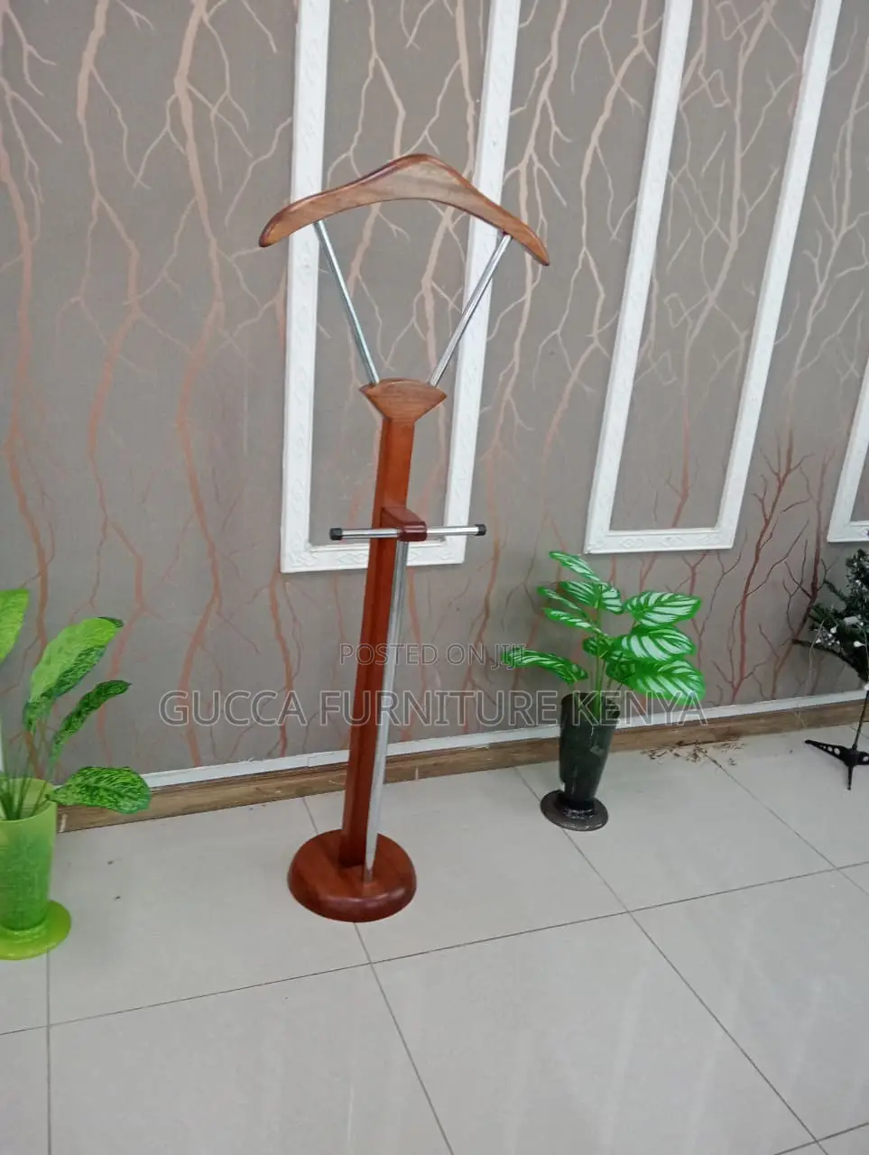 Executive Mahogany Office Coat Hanger
