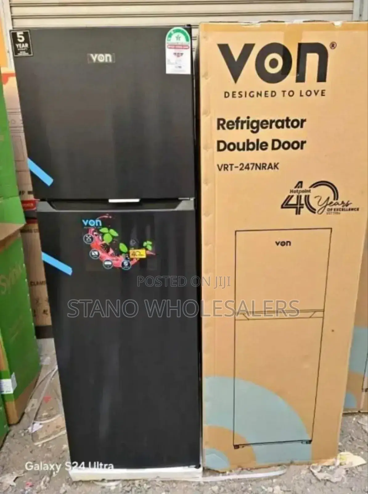 Von 247 Litres Refrigerator Double Door G67