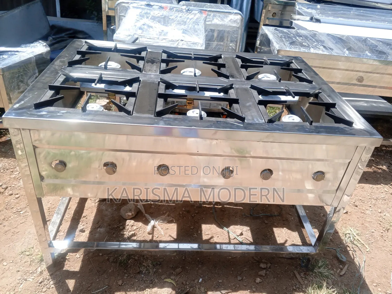 6 Burner Gas Cooker Commercial