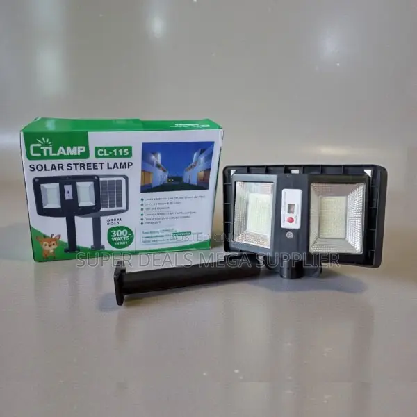 Wide Coverage Angle Ctlamp 300 Watts Double Sided Solar Street Light