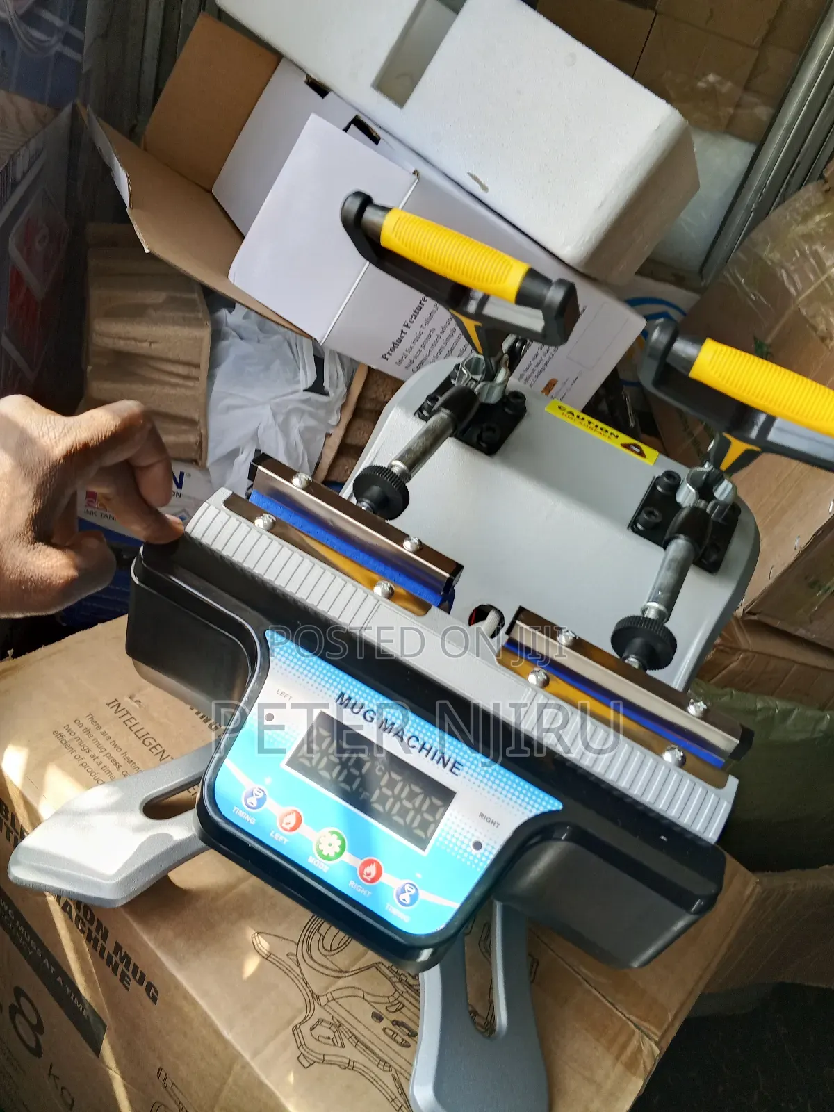 Mug Press Machine Double Available