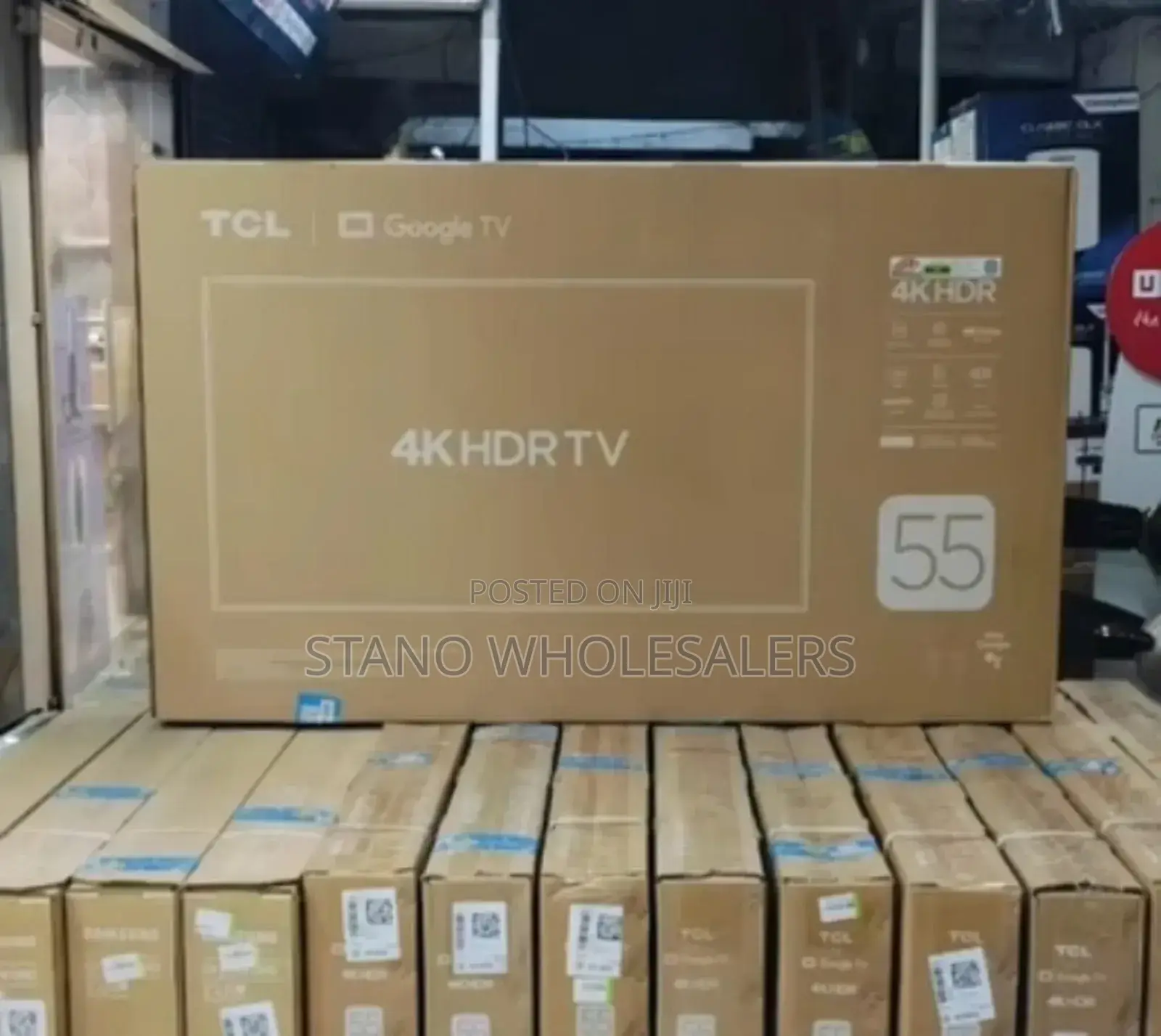 Restocked TCL 55 Inch 4 K HDR Google Tv Tc4