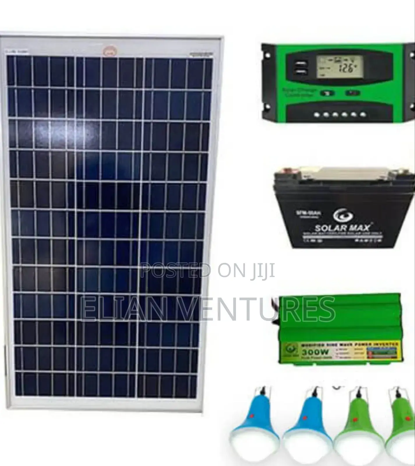 Newly Arrived 300 Watts Complete Solar Kit