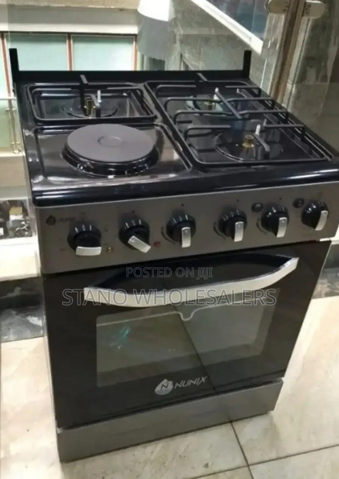 Electric Oven Nunix 3+1 Free Standing Cooker N/7