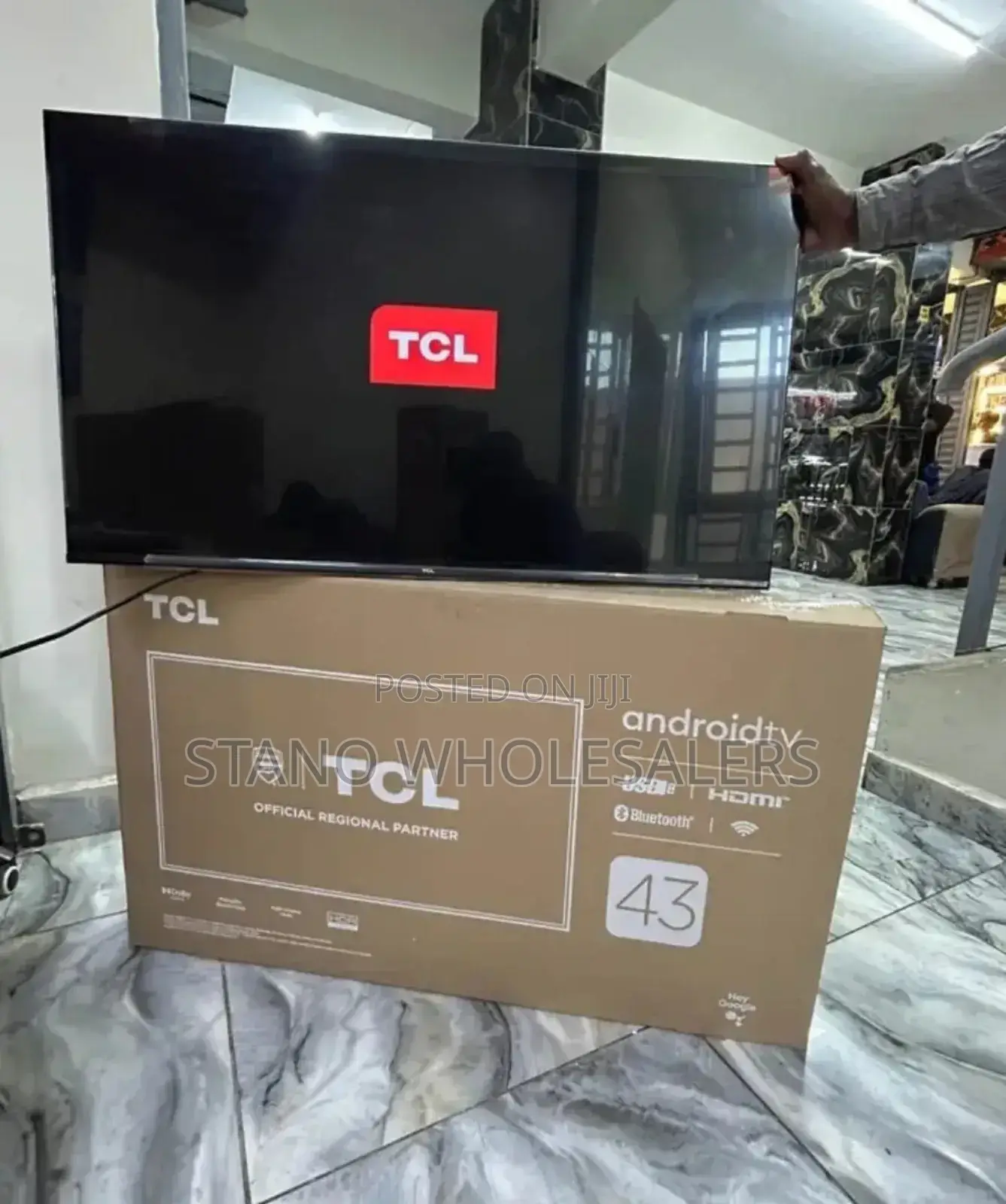 Frameless TCL 43 Inch Android Television D/!
