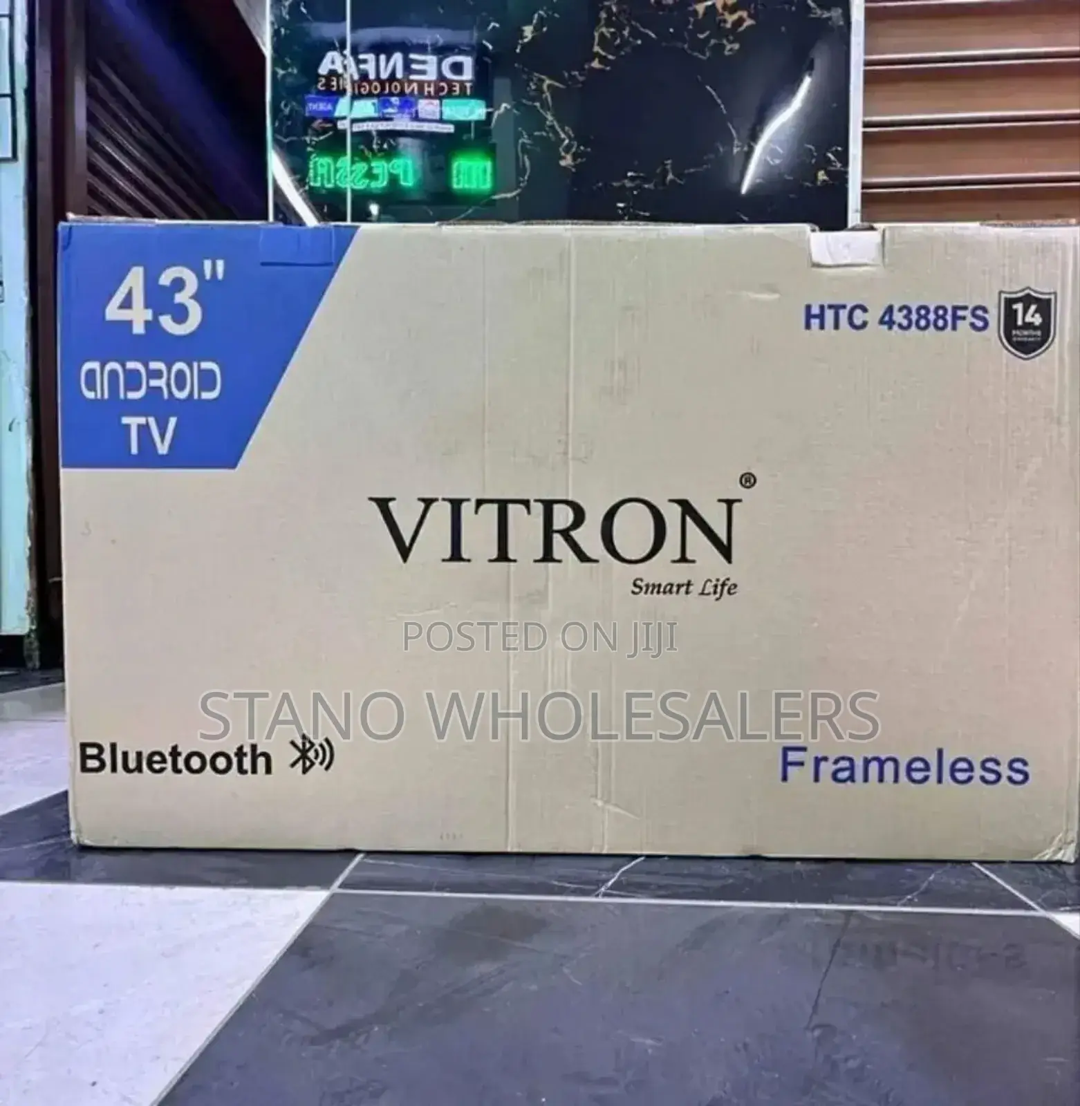 Bluetooth Enabled Vitron 43 Inch Smart Tv v/7