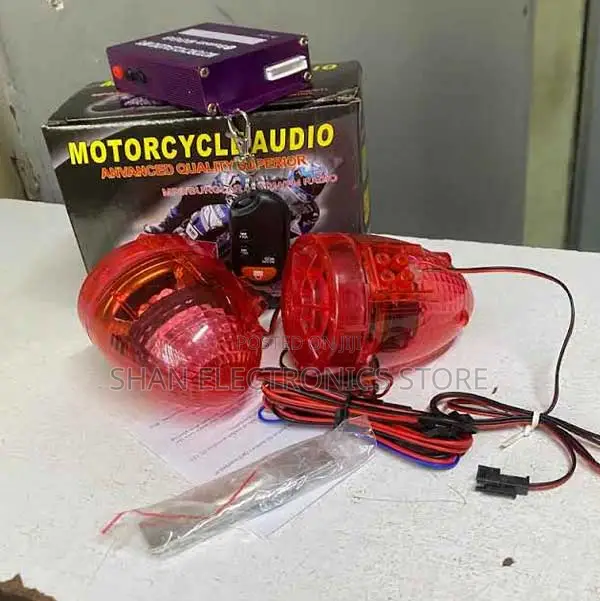 2remote Professional Handlebar Audio System Usb Fm Radio Mp3 Speakers