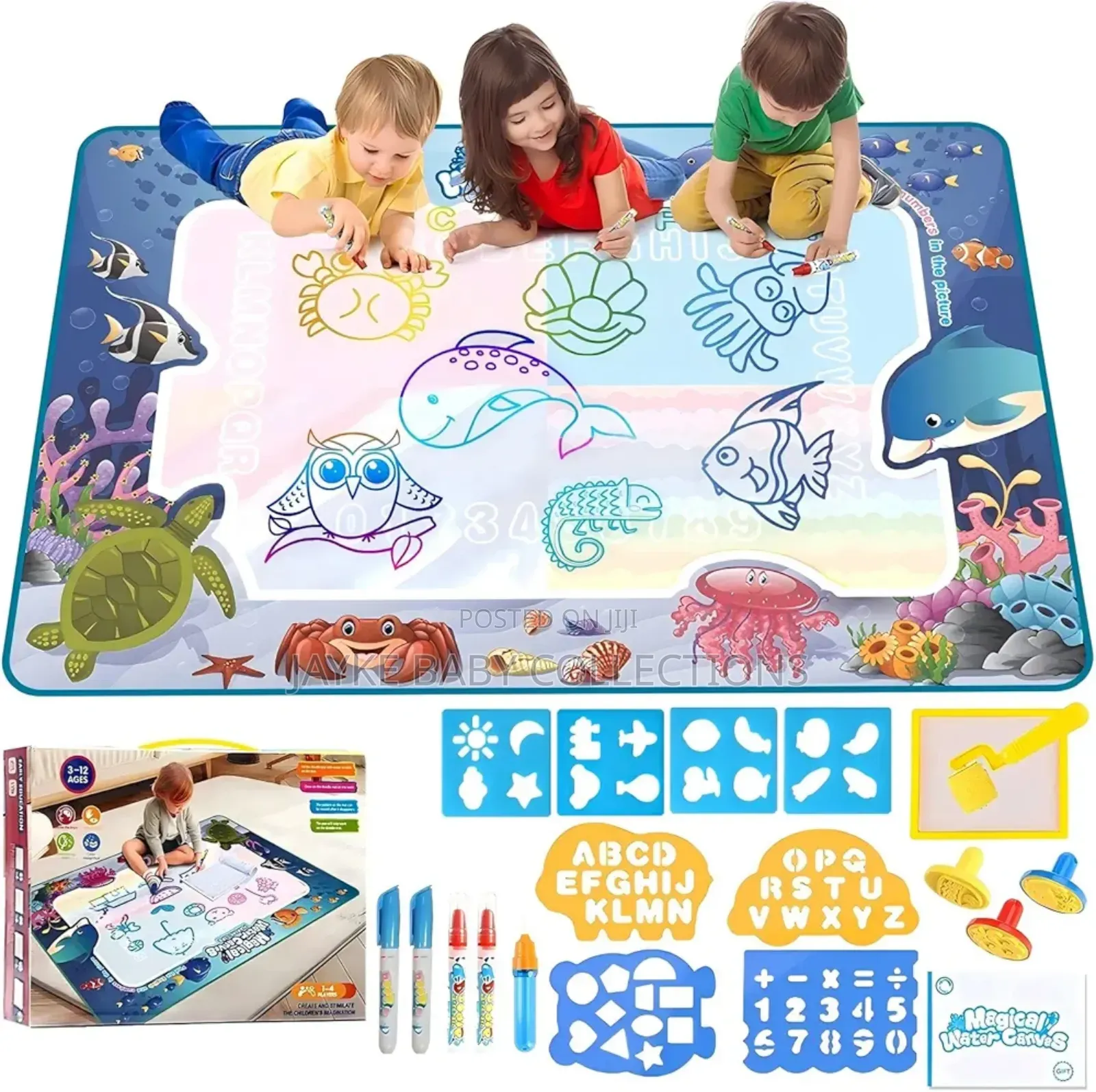 Messy Walls? Try This Reusable Water Drawing Mat